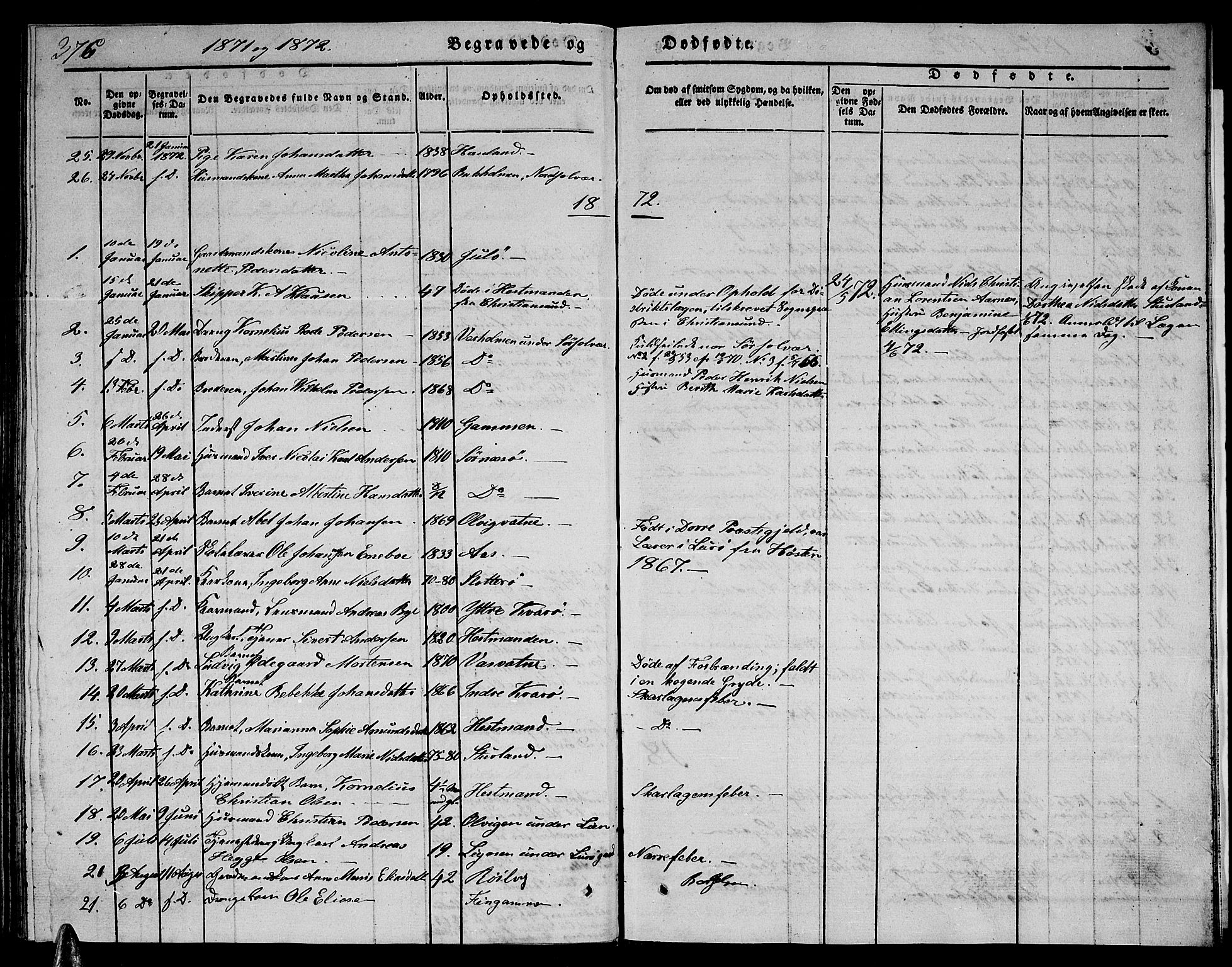 Ministerialprotokoller, klokkerbøker og fødselsregistre - Nordland, AV/SAT-A-1459/839/L0572: Parish register (copy) no. 839C02, 1841-1873, p. 376