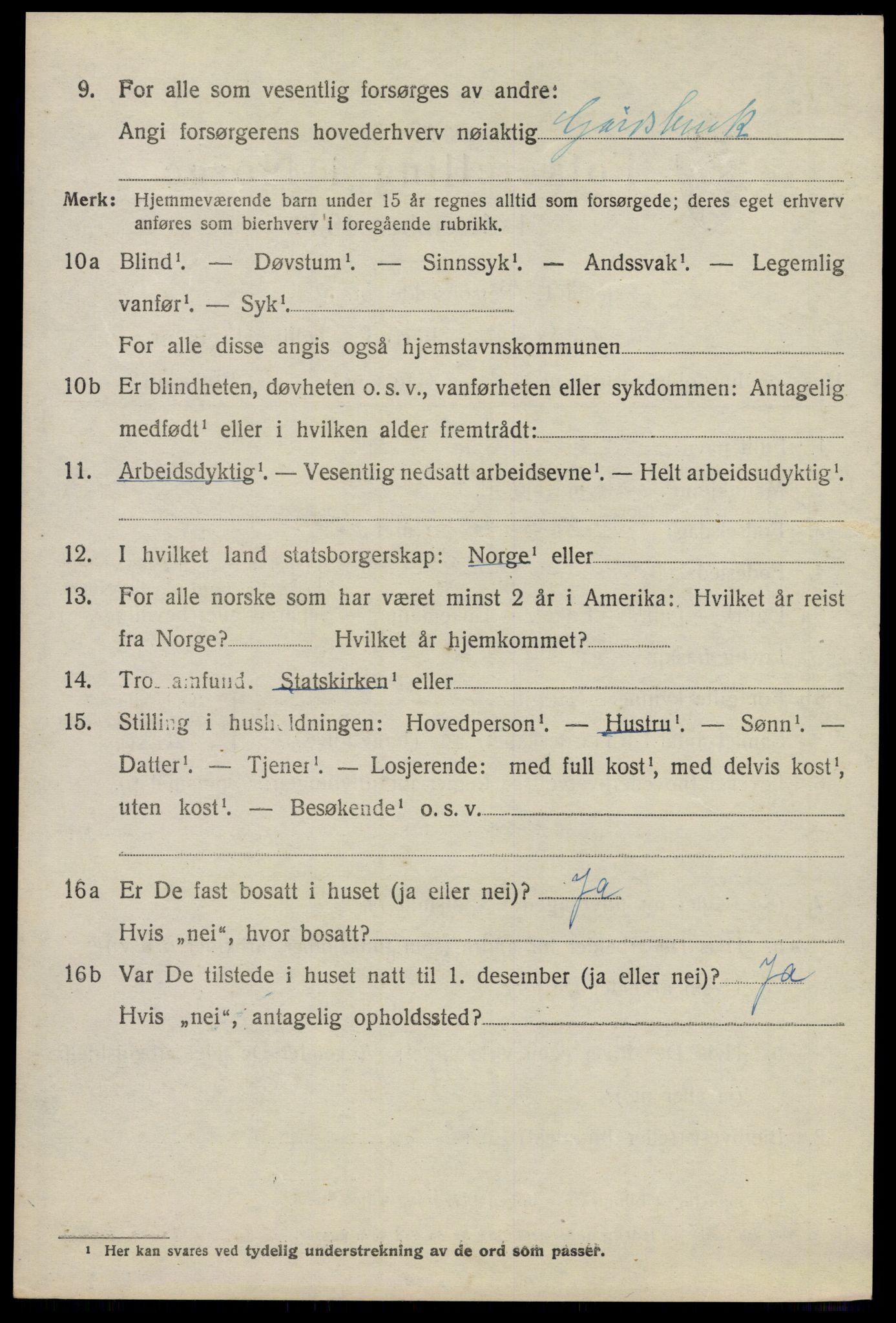 SAO, 1920 census for Nannestad, 1920, p. 7619