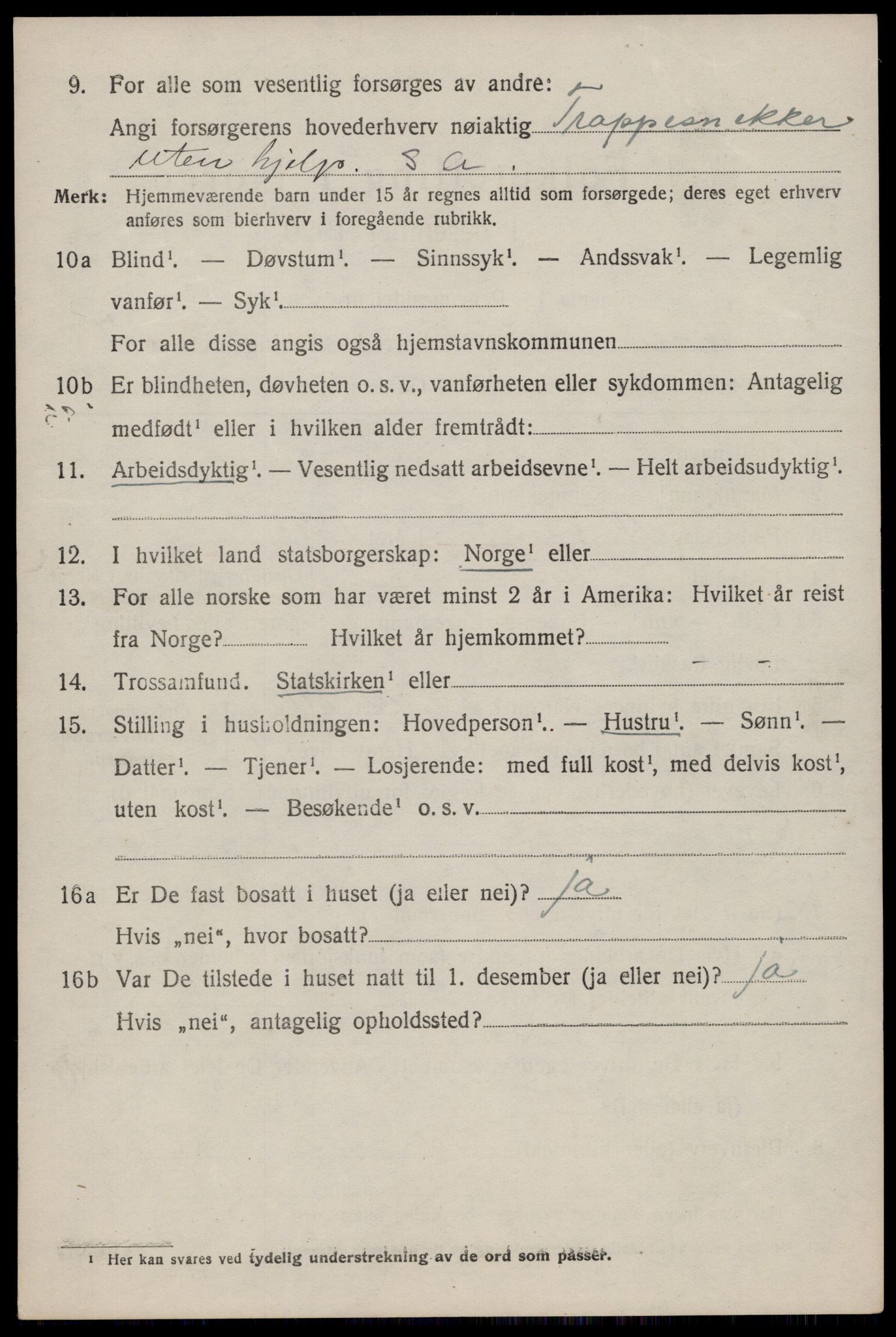 SAST, 1920 census for Skåre, 1920, p. 4719