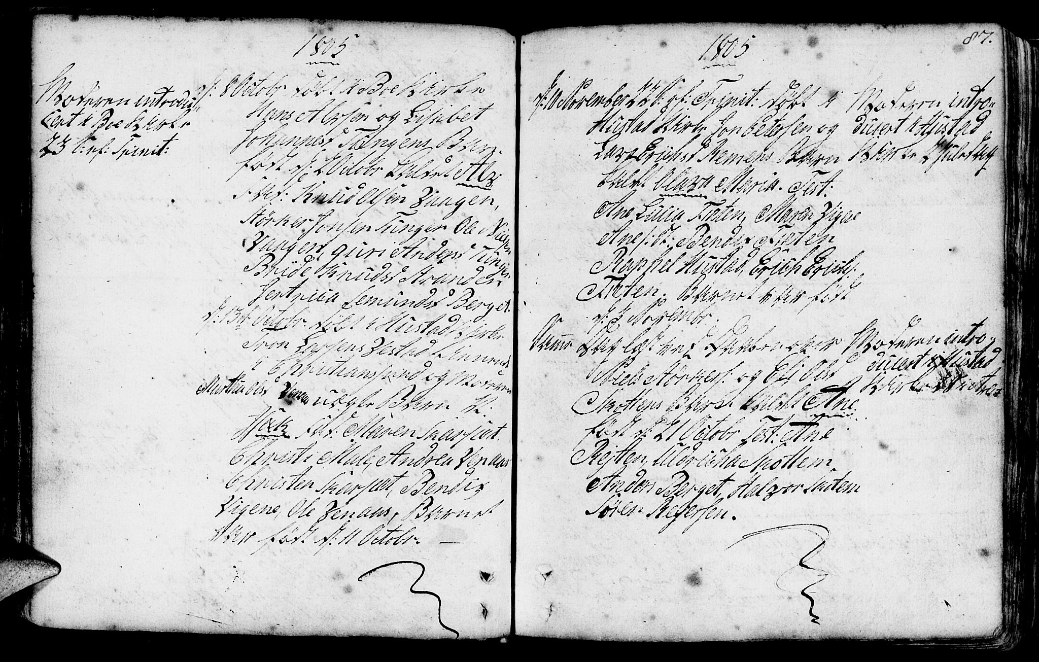 Ministerialprotokoller, klokkerbøker og fødselsregistre - Møre og Romsdal, AV/SAT-A-1454/566/L0761: Parish register (official) no. 566A02 /1, 1767-1817, p. 87