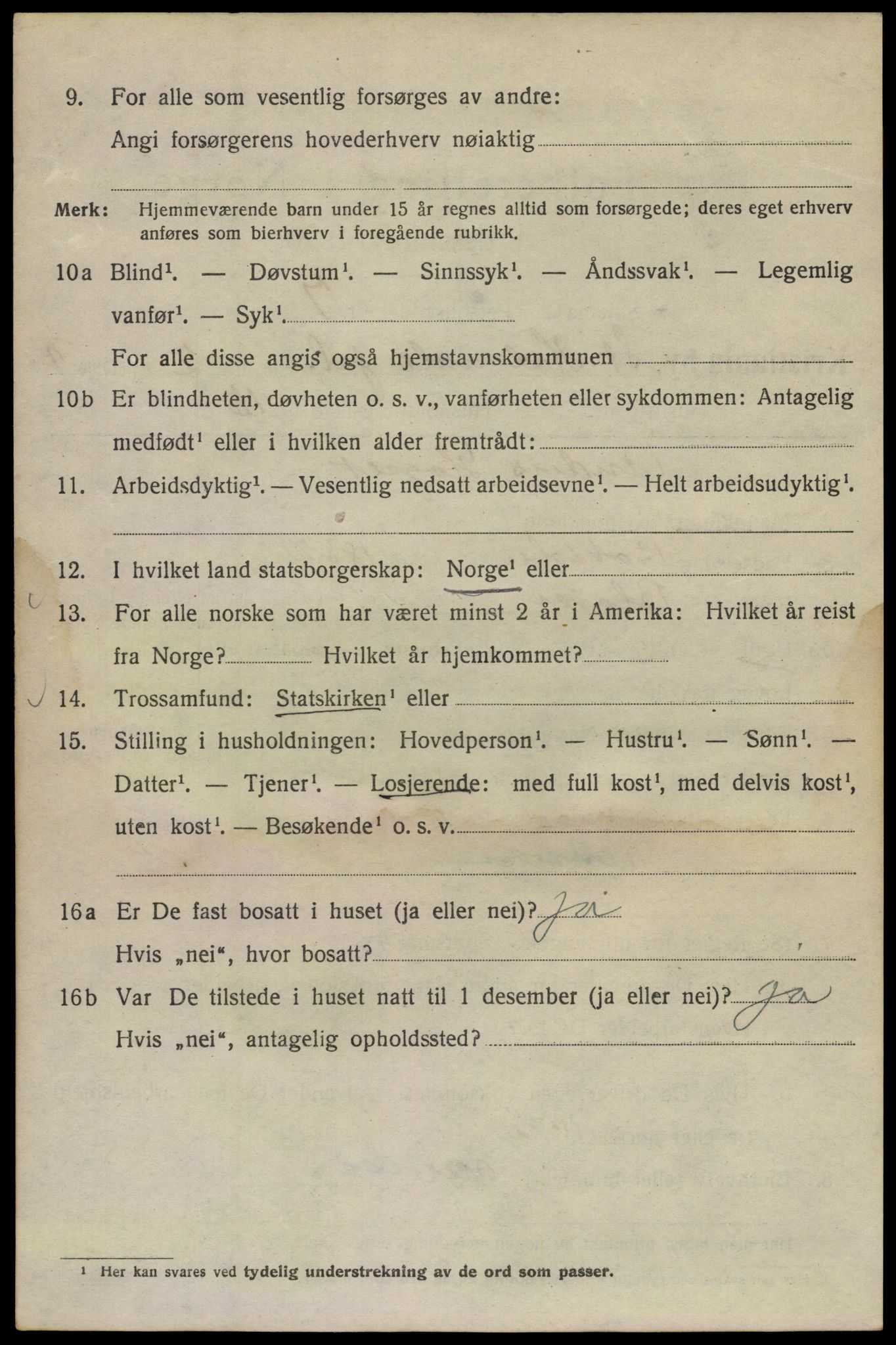 SAO, 1920 census for Kristiania, 1920, p. 534160