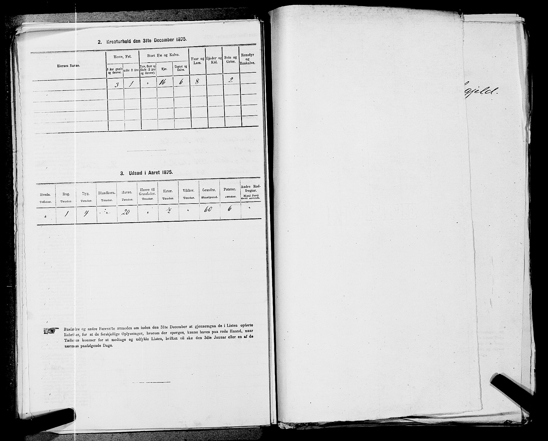 RA, 1875 census for 0234P Gjerdrum, 1875, p. 254