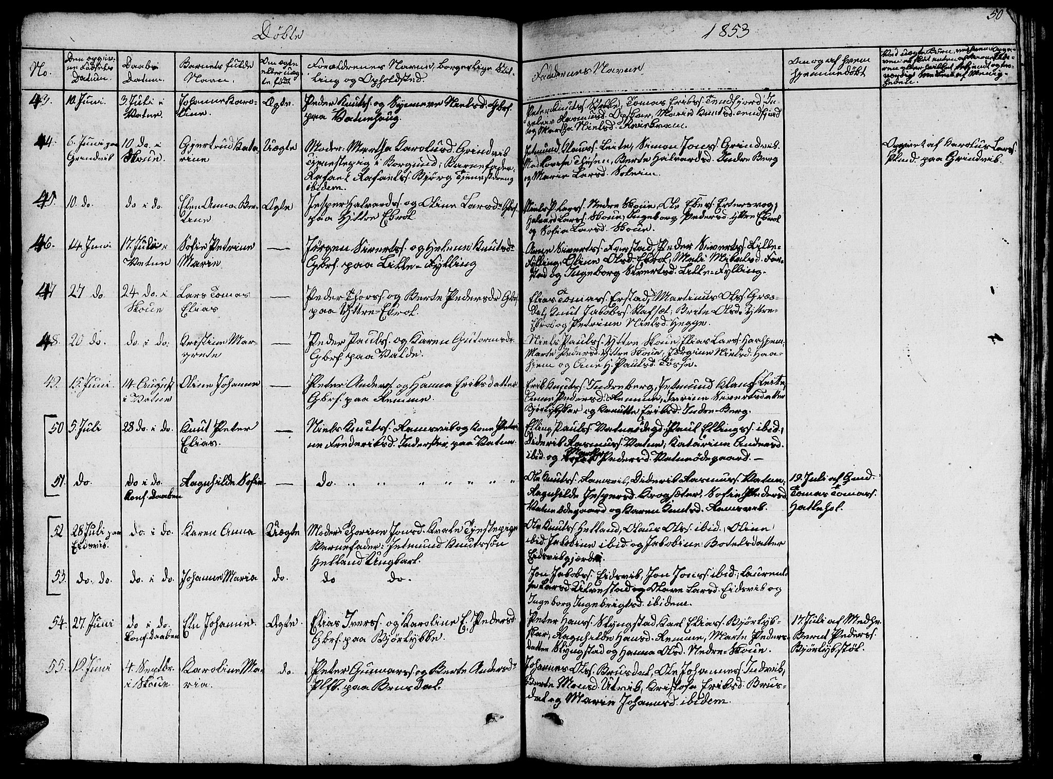 Ministerialprotokoller, klokkerbøker og fødselsregistre - Møre og Romsdal, AV/SAT-A-1454/524/L0362: Parish register (copy) no. 524C03, 1840-1854, p. 50