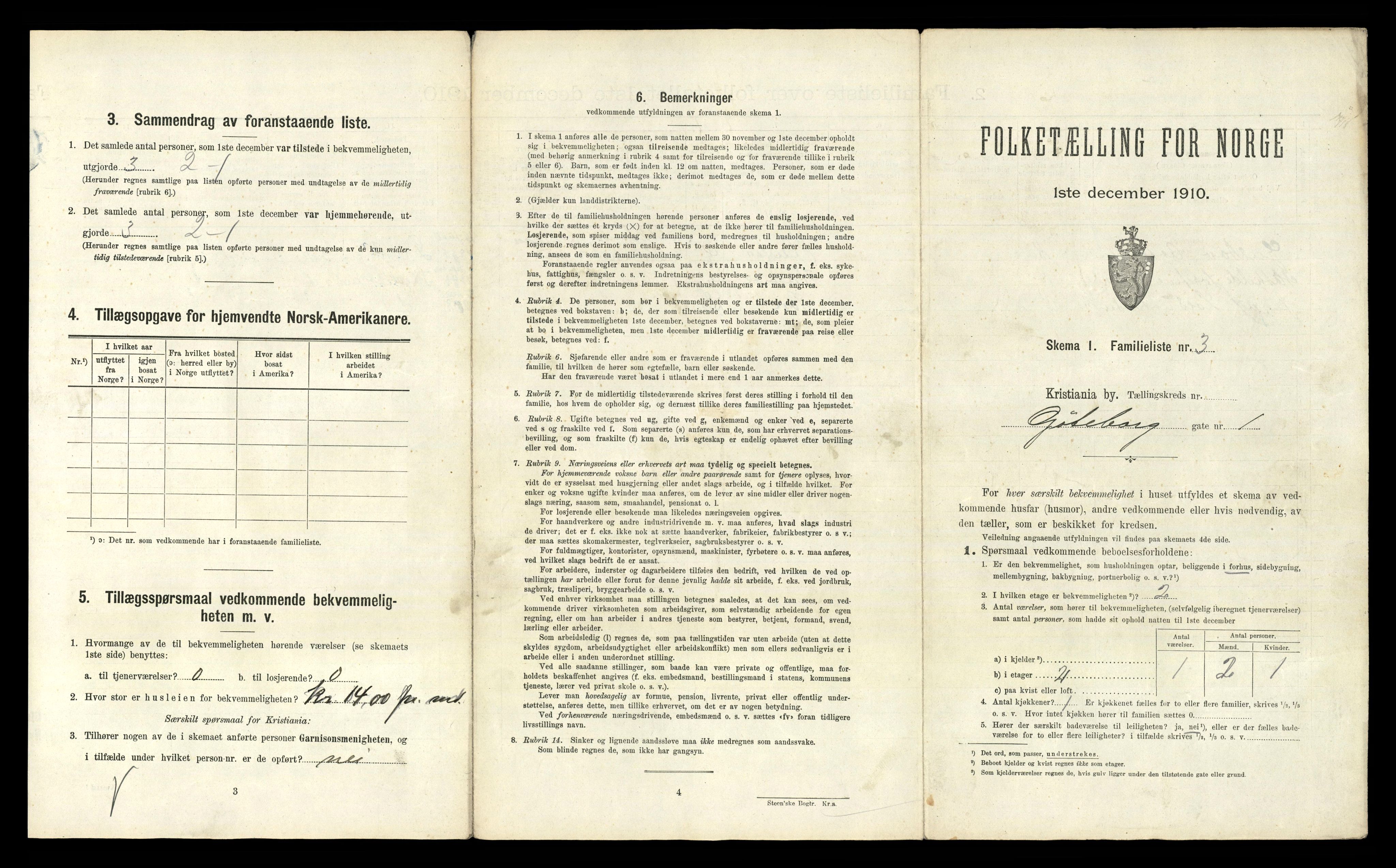 RA, 1910 census for Kristiania, 1910, p. 31939