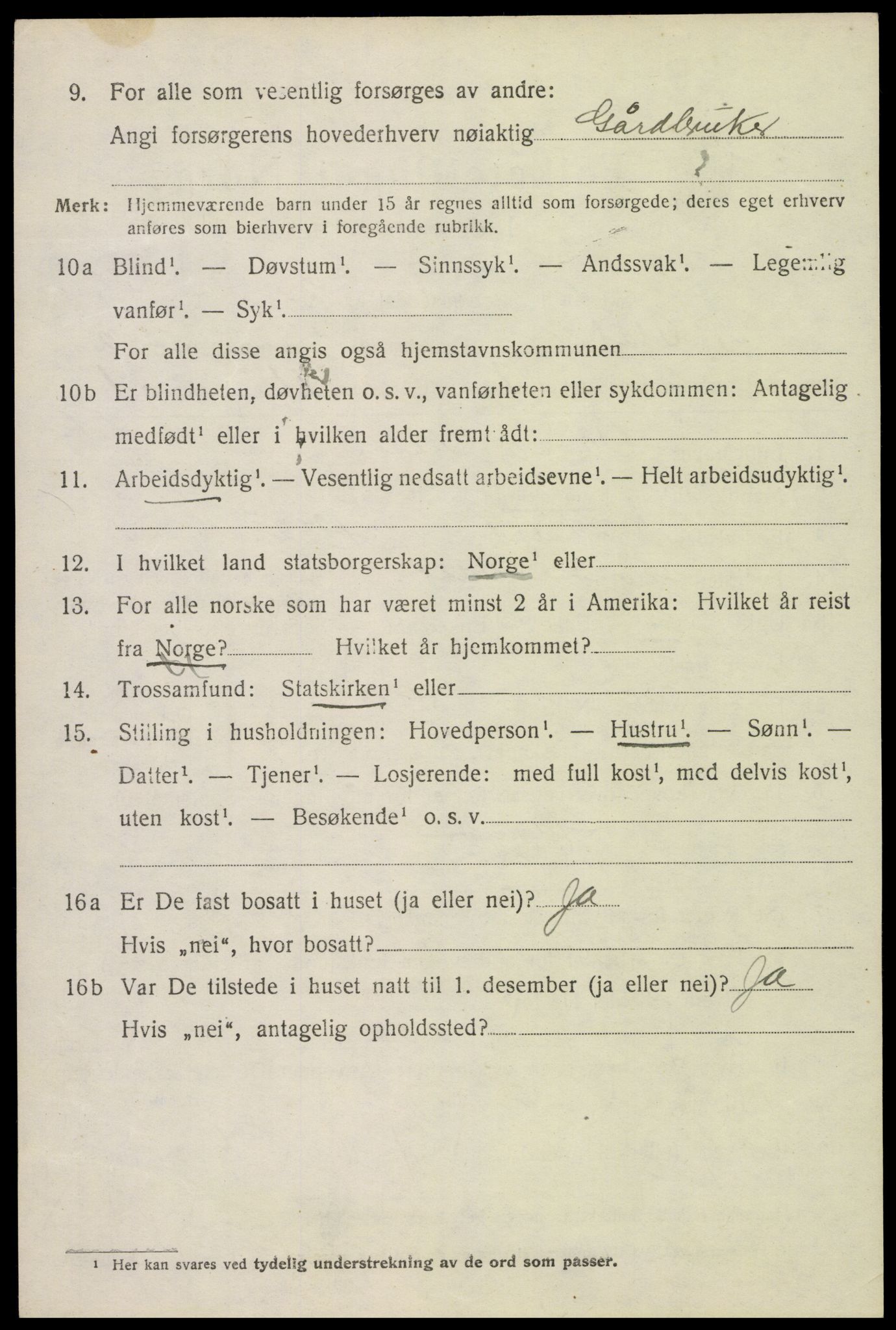 SAH, 1920 census for Nord-Odal, 1920, p. 2388