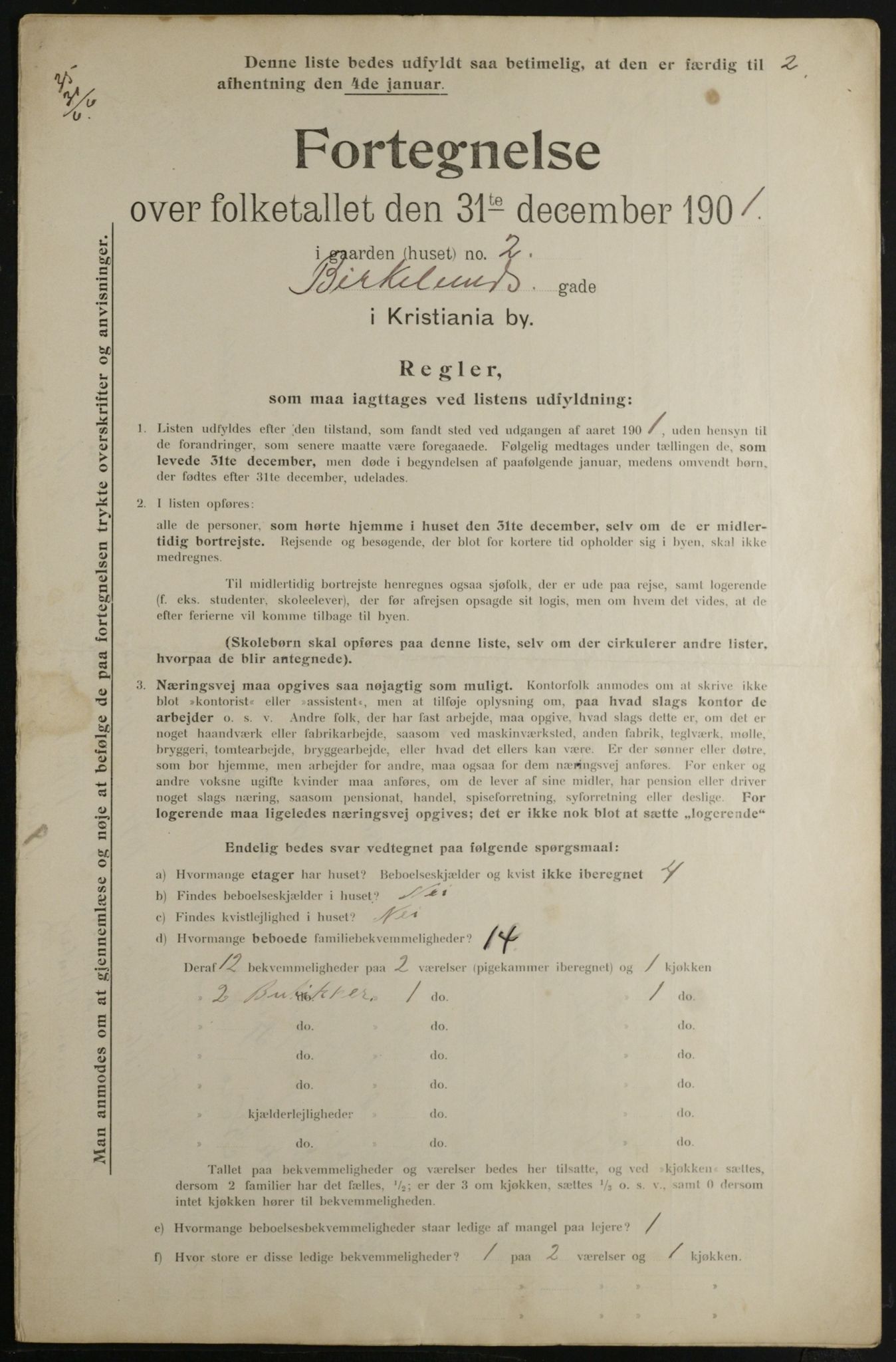 OBA, Municipal Census 1901 for Kristiania, 1901, p. 859