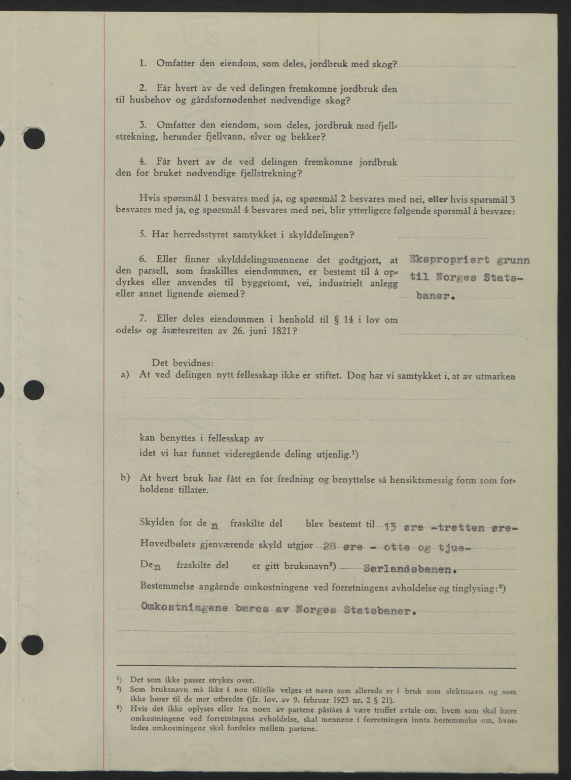 Nedenes sorenskriveri, AV/SAK-1221-0006/G/Gb/Gba/L0057: Mortgage book no. A9, 1947-1947, Diary no: : 803/1947