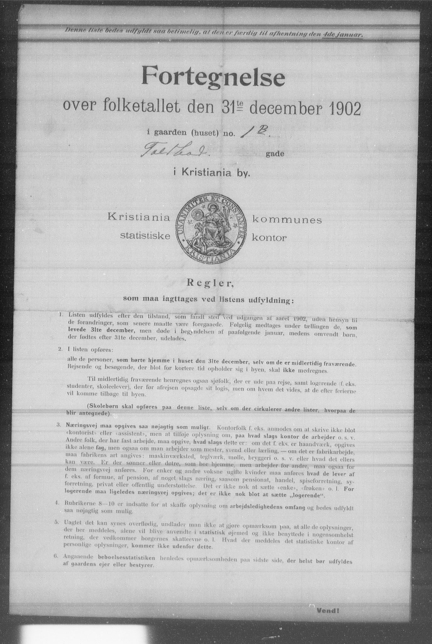 OBA, Municipal Census 1902 for Kristiania, 1902, p. 20934