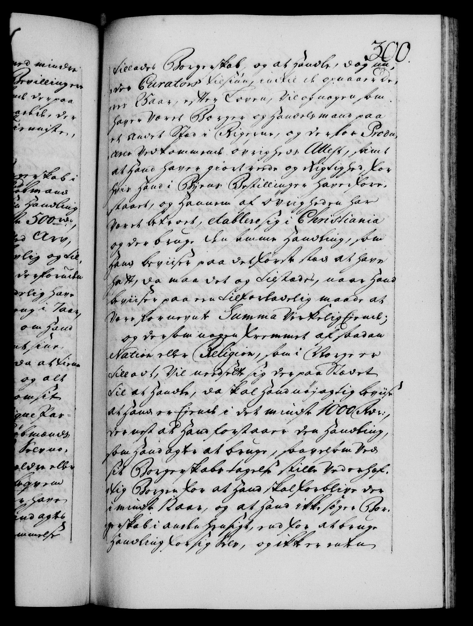 Danske Kanselli 1572-1799, RA/EA-3023/F/Fc/Fca/Fcaa/L0036: Norske registre, 1749-1750, p. 300a