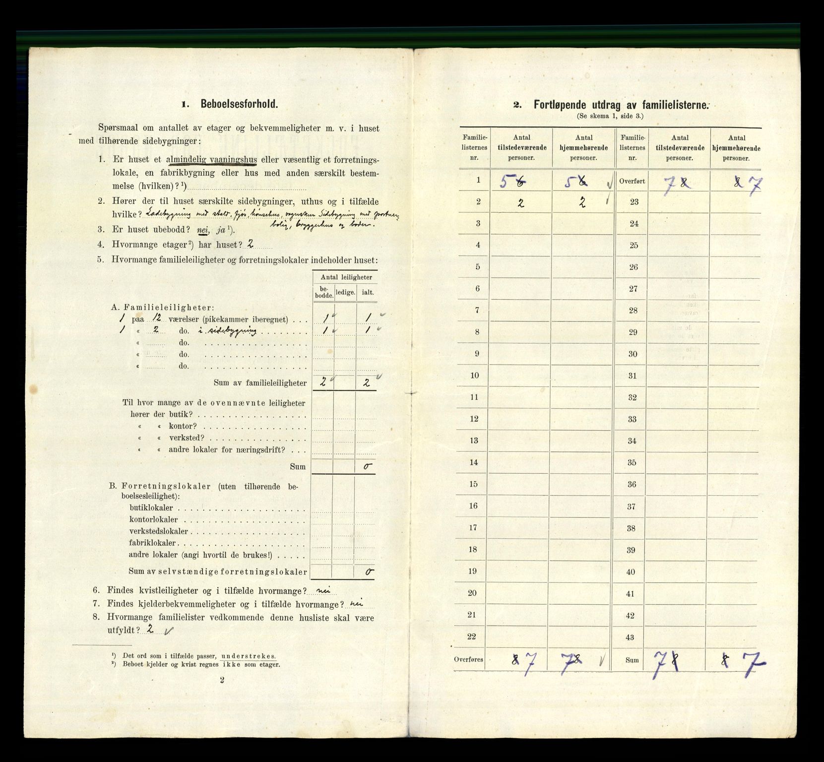 RA, 1910 census for Kristiania, 1910, p. 7458