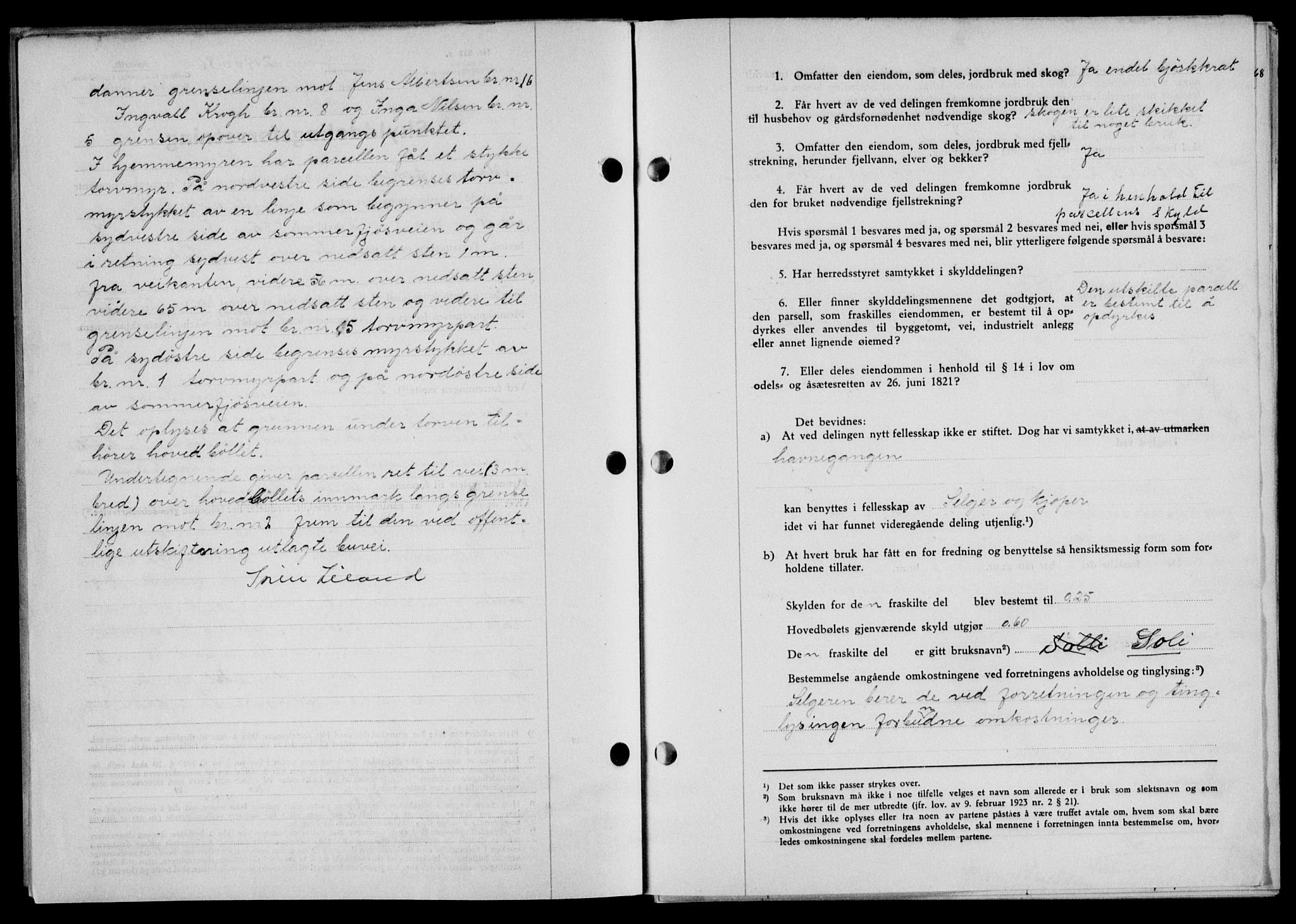 Lofoten sorenskriveri, SAT/A-0017/1/2/2C/L0001a: Mortgage book no. 1a, 1936-1937, Diary no: : 2190/1936