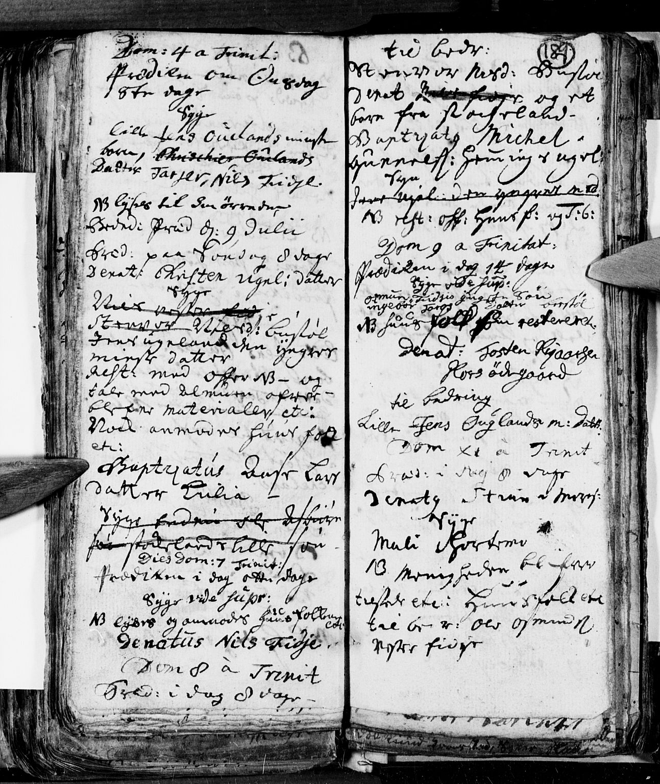 Søgne sokneprestkontor, AV/SAK-1111-0037/F/Fa/Faa/L0001: Parish register (official) no. A 1, 1716-1740, p. 189