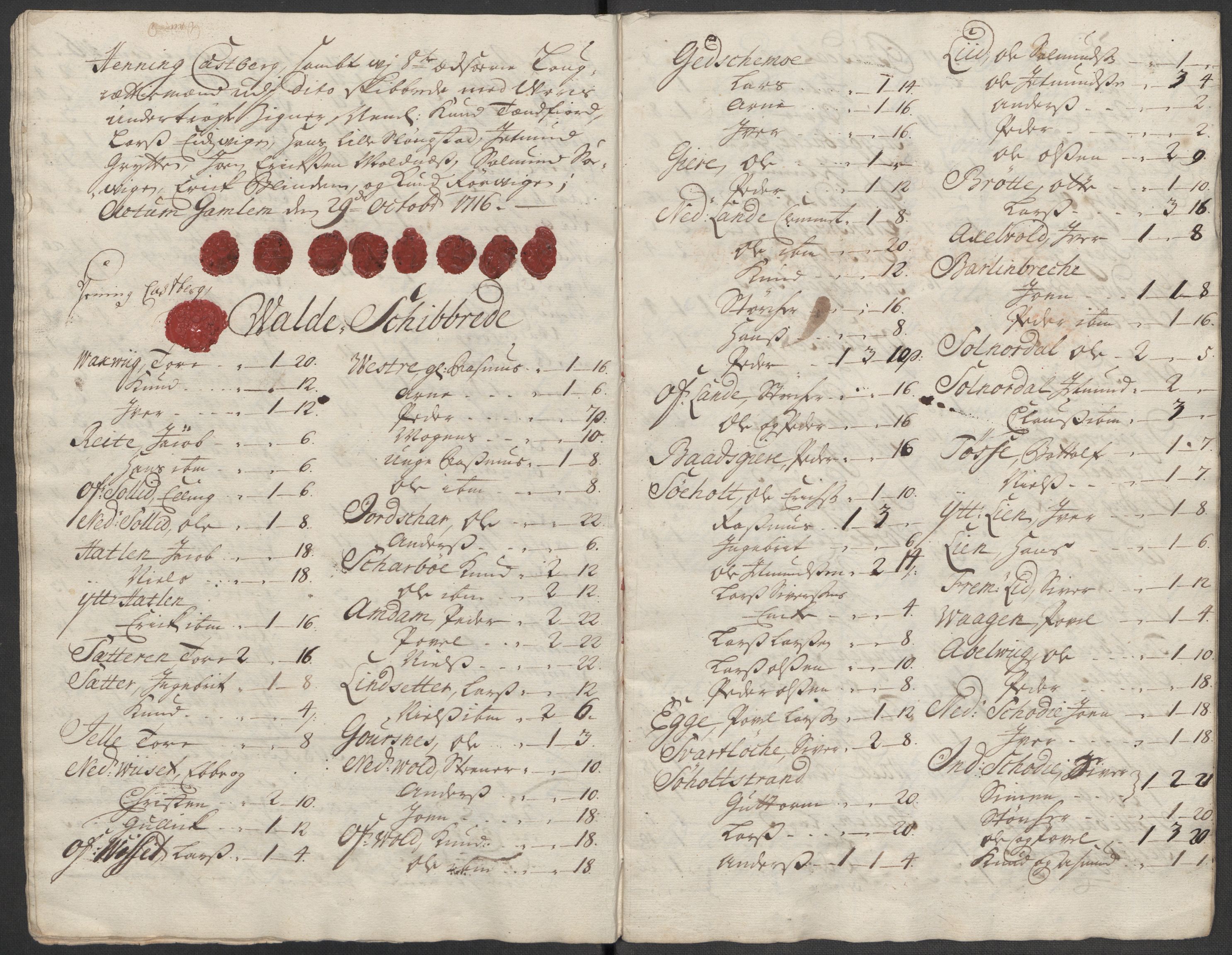 Rentekammeret inntil 1814, Reviderte regnskaper, Fogderegnskap, AV/RA-EA-4092/R54/L3568: Fogderegnskap Sunnmøre, 1716, p. 197