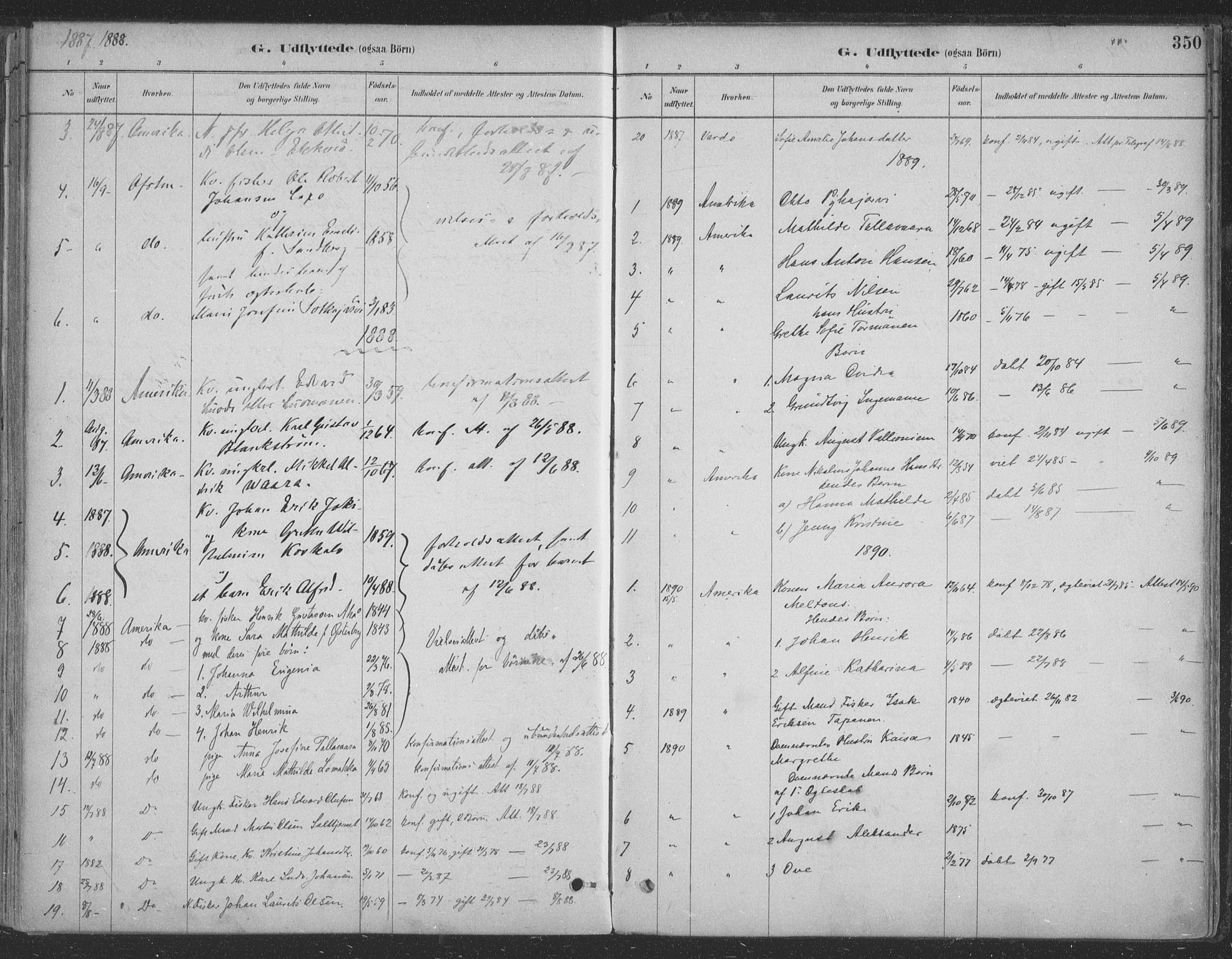 Vadsø sokneprestkontor, SATØ/S-1325/H/Ha/L0009kirke: Parish register (official) no. 9, 1881-1917, p. 350