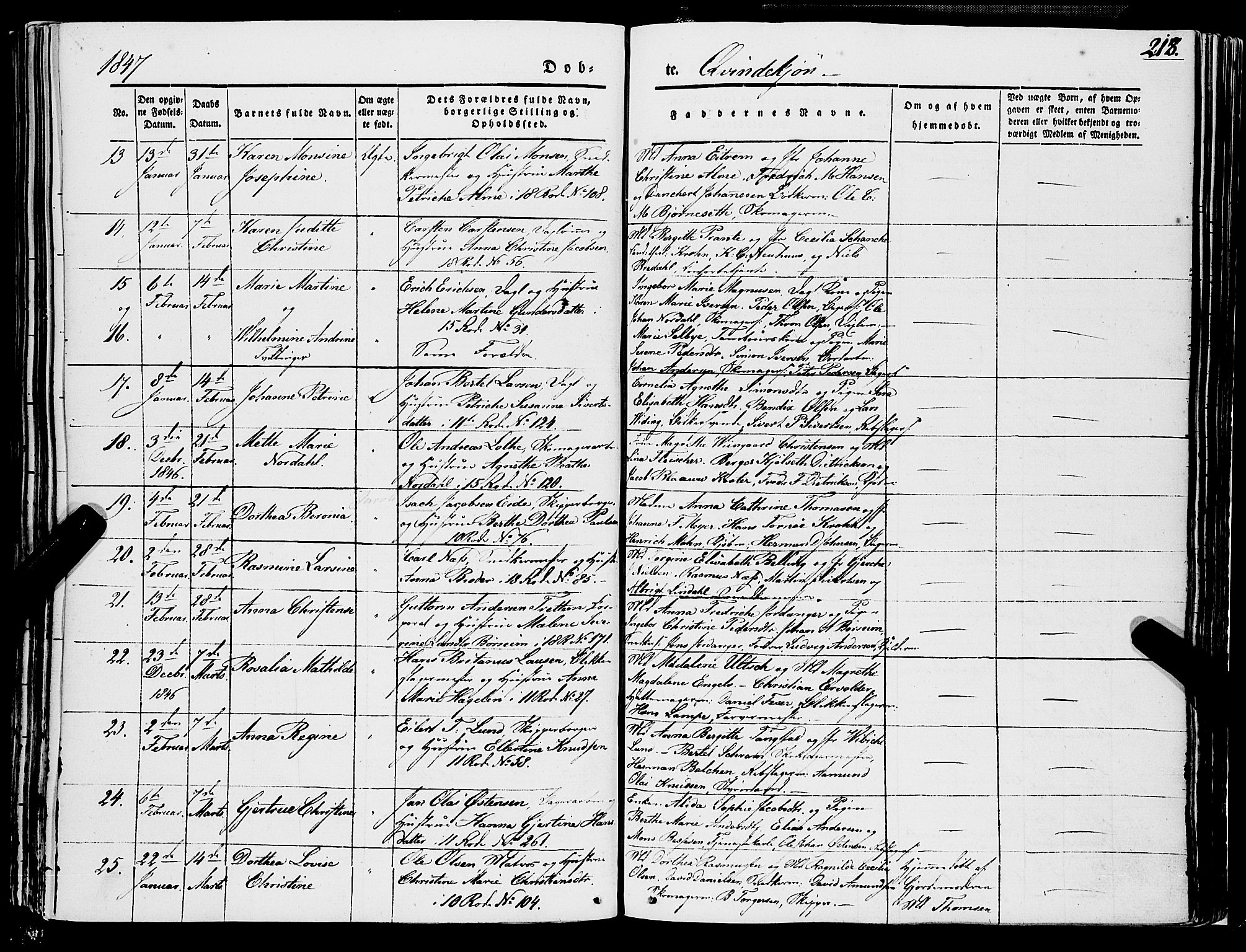 Domkirken sokneprestembete, AV/SAB-A-74801/H/Haa/L0019: Parish register (official) no. B 2, 1841-1851, p. 218