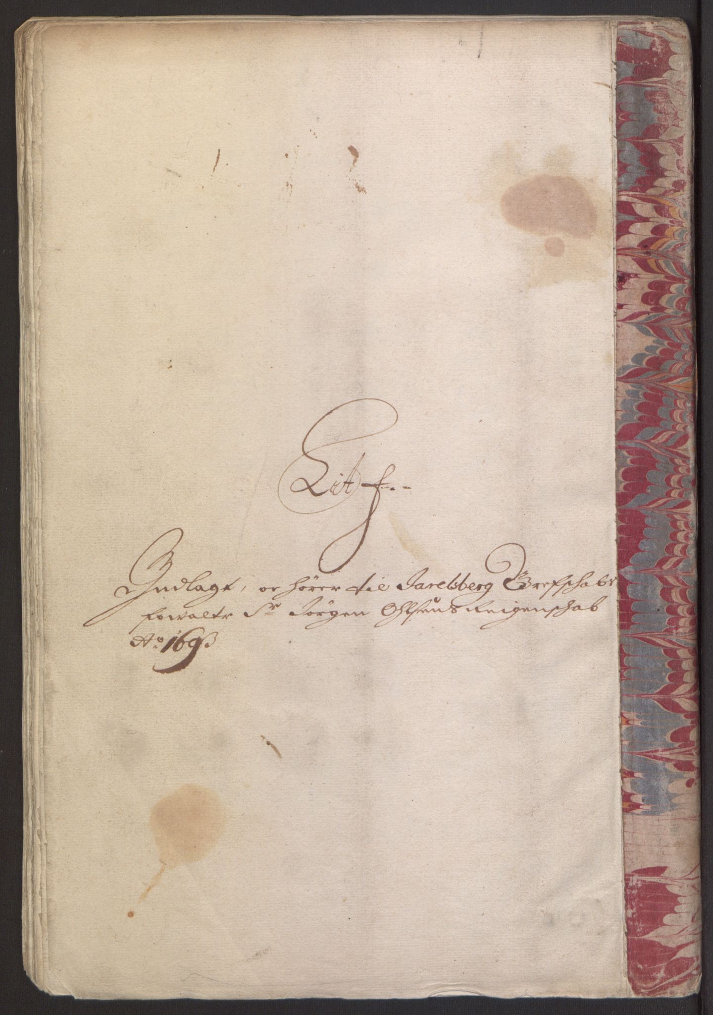 Rentekammeret inntil 1814, Reviderte regnskaper, Fogderegnskap, RA/EA-4092/R32/L1866: Fogderegnskap Jarlsberg grevskap, 1693, p. 217