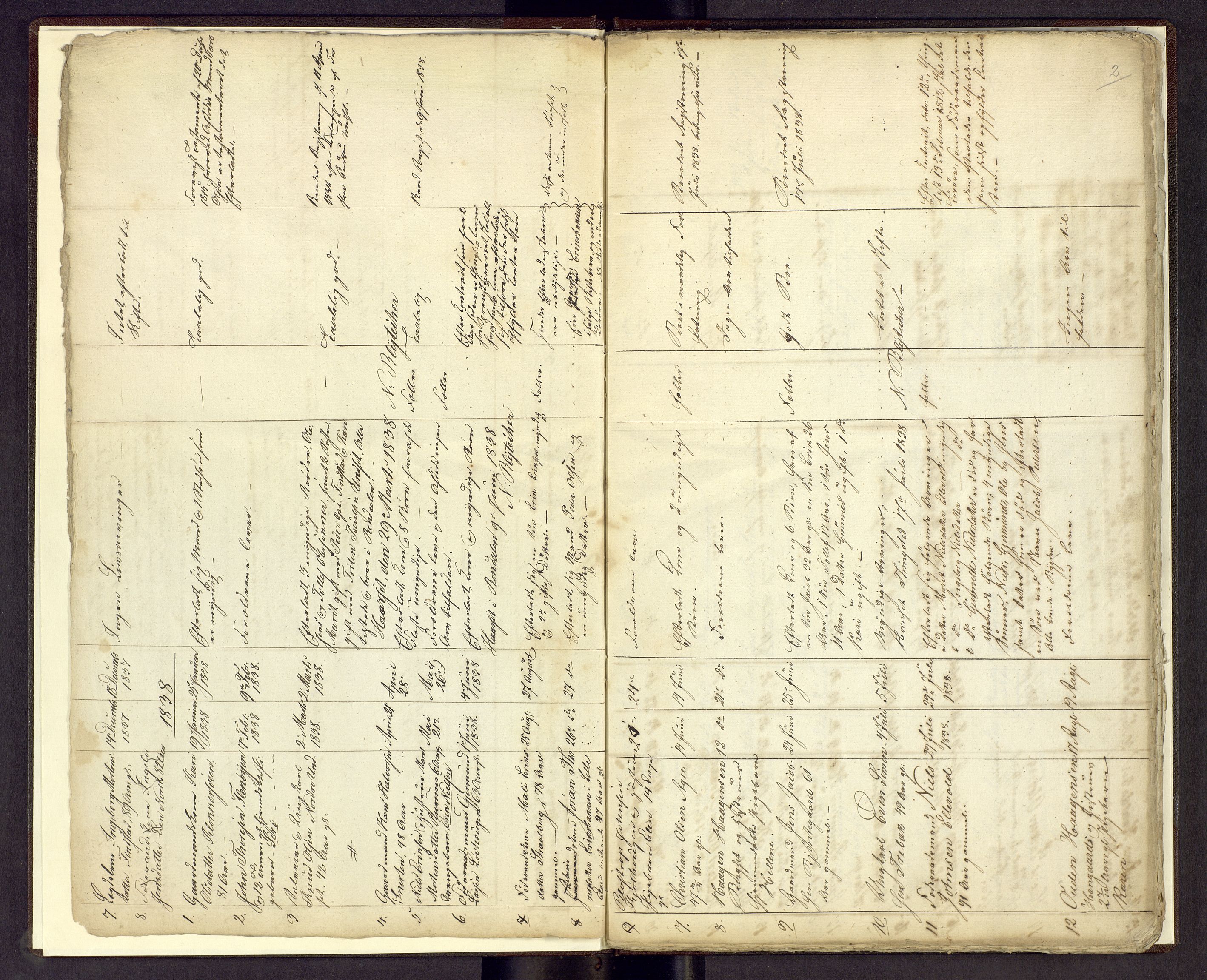 Nord-Østerdal tingrett, SAH/TING-020/J/Jg/L0001/0001: Dødsfallsprotokoller / Dødsfallsprotokoll, 1837-1841