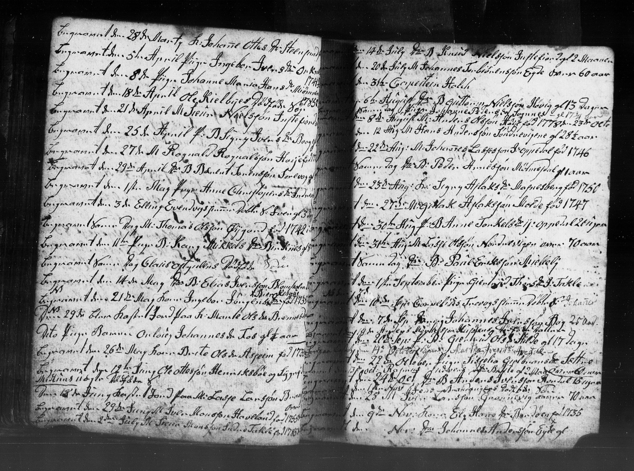 Gulen sokneprestembete, AV/SAB-A-80201/H/Hab: Parish register (copy) no. A 2, 1791-1814