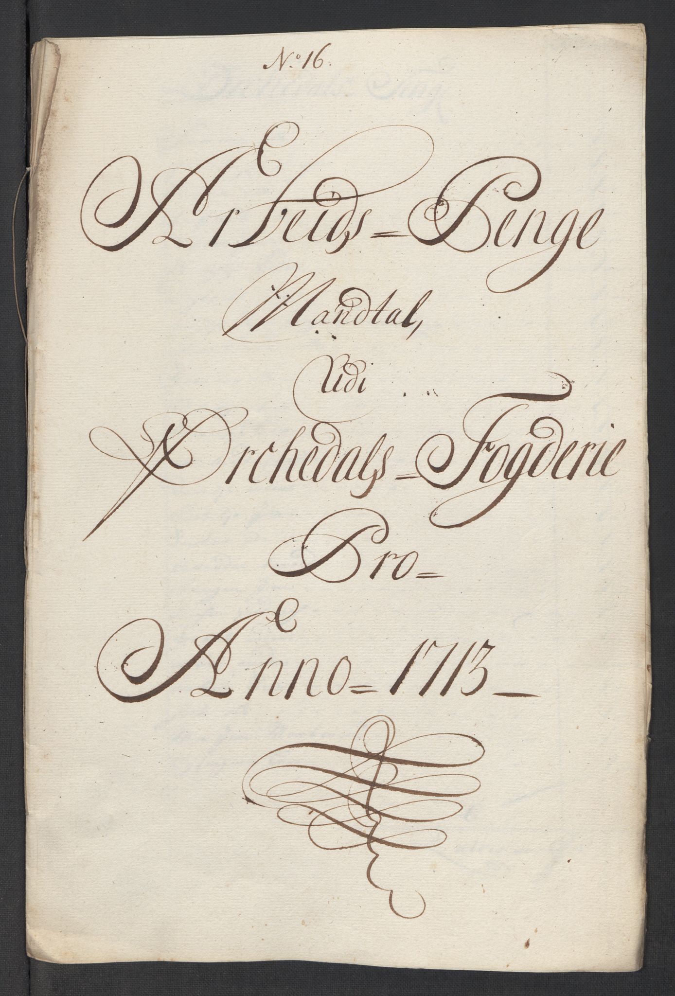 Rentekammeret inntil 1814, Reviderte regnskaper, Fogderegnskap, AV/RA-EA-4092/R60/L3964: Fogderegnskap Orkdal og Gauldal, 1713, p. 220