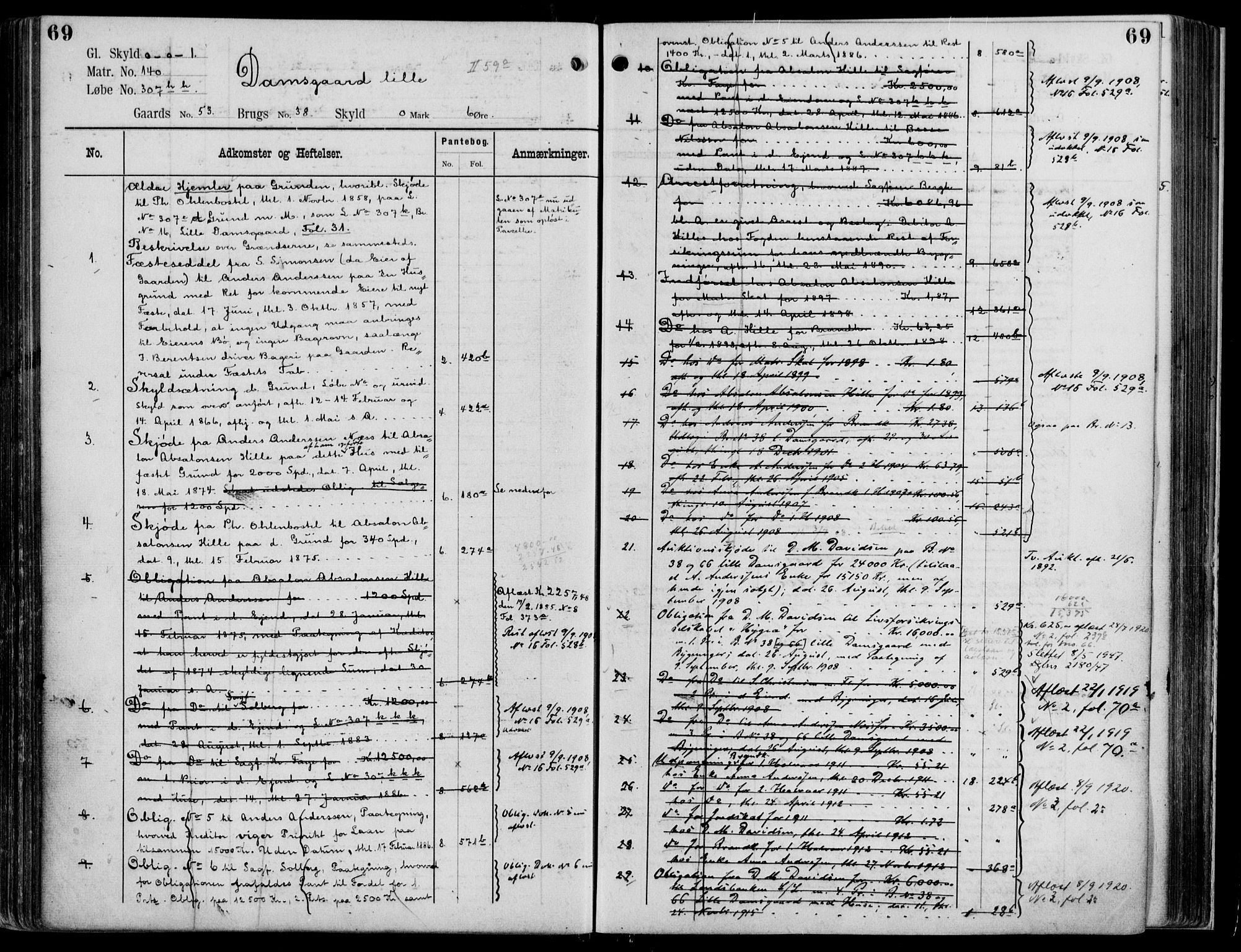 Midhordland sorenskriveri, AV/SAB-A-3001/1/G/Ga/Gab/L0113: Mortgage register no. II.A.b.113, p. 69