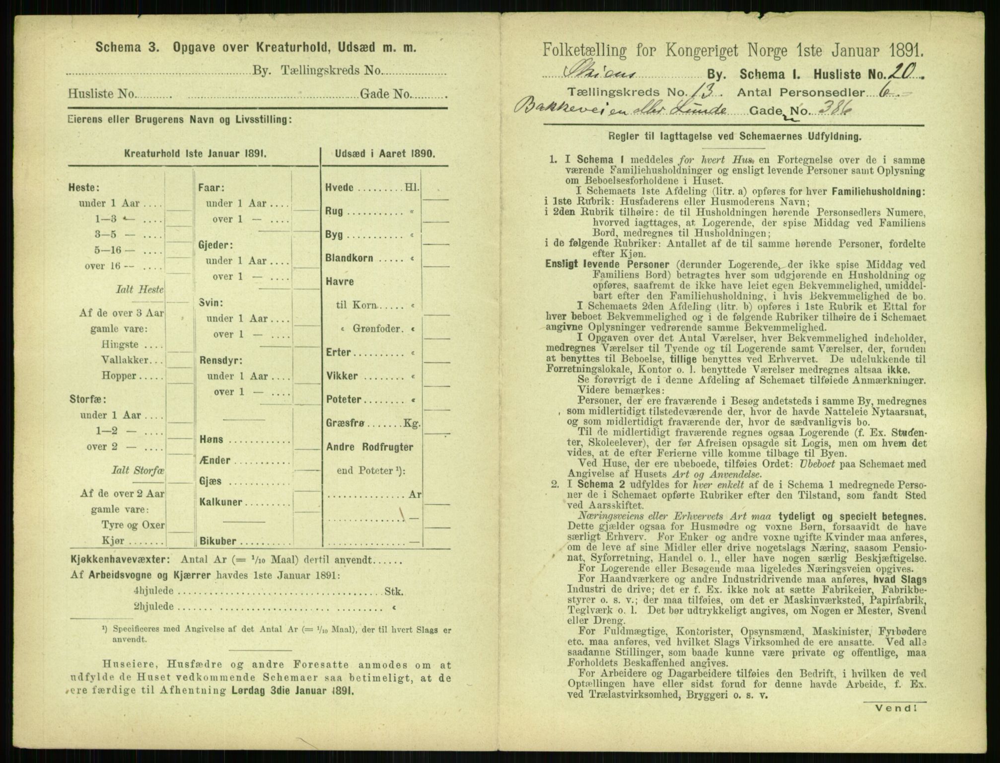 RA, 1891 census for 0806 Skien, 1891, p. 534