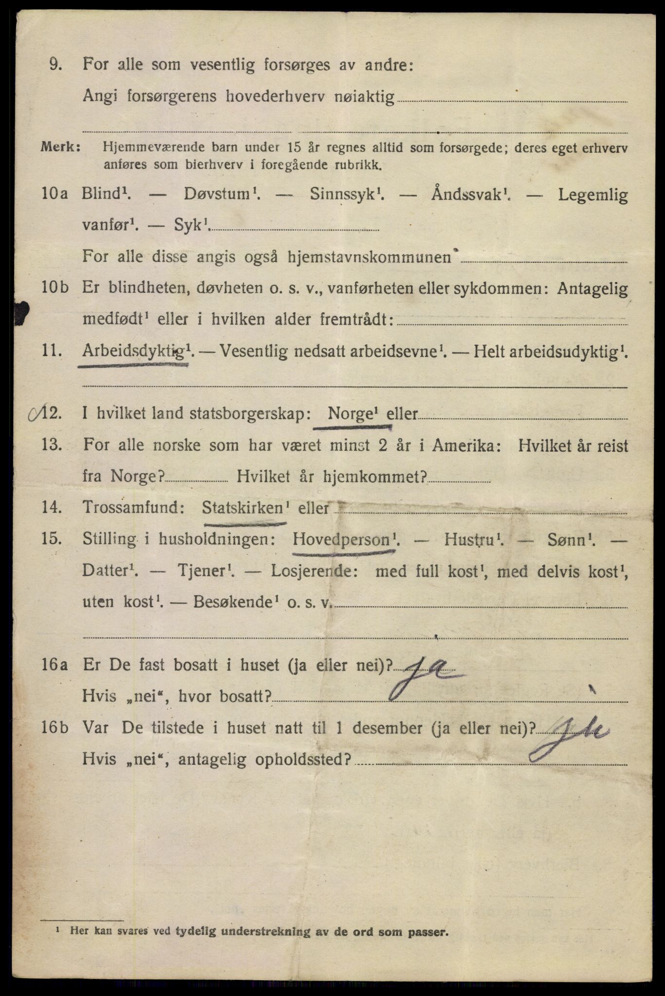 SAO, 1920 census for Kristiania, 1920, p. 267640