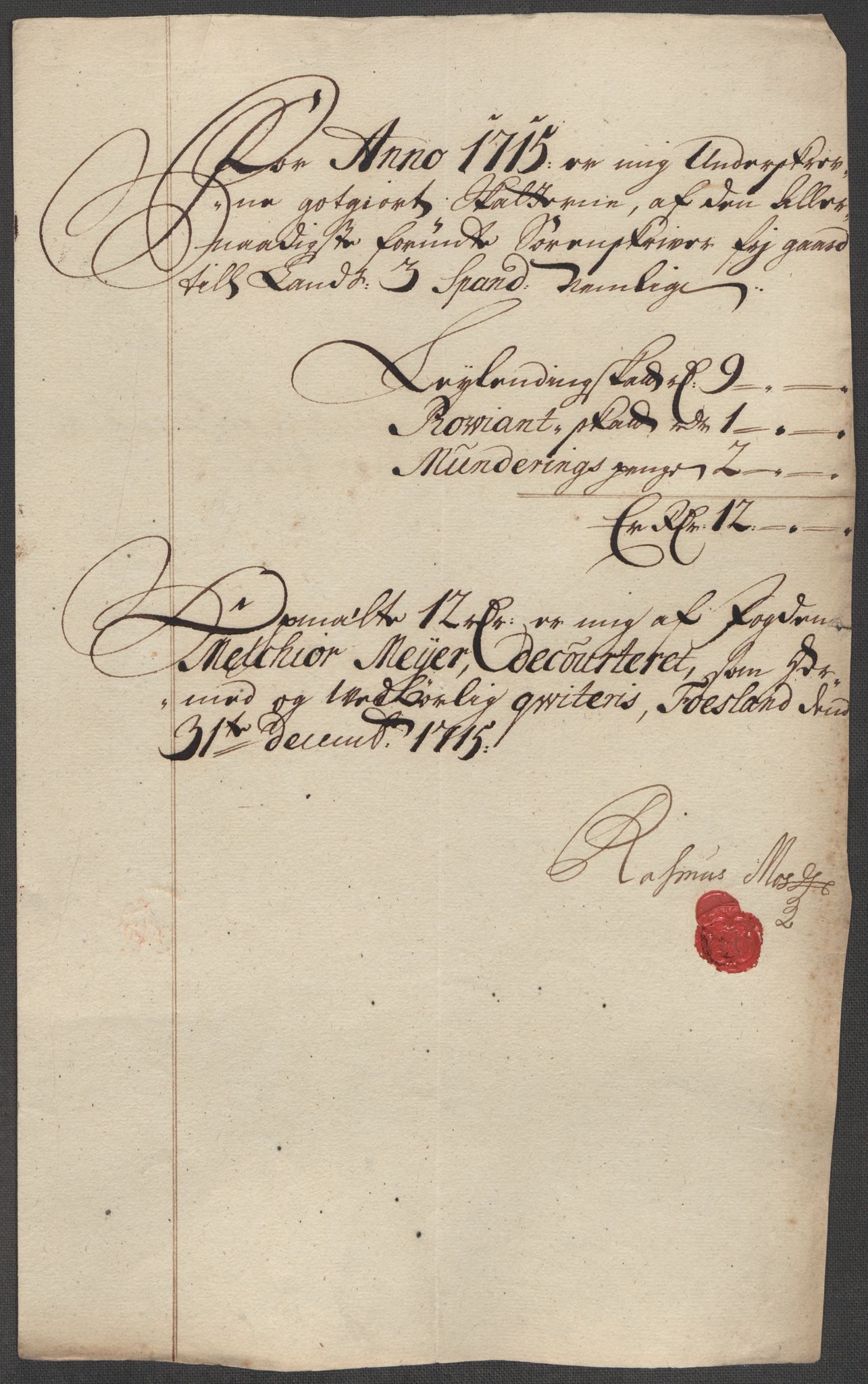 Rentekammeret inntil 1814, Reviderte regnskaper, Fogderegnskap, RA/EA-4092/R64/L4436: Fogderegnskap Namdal, 1715, p. 198