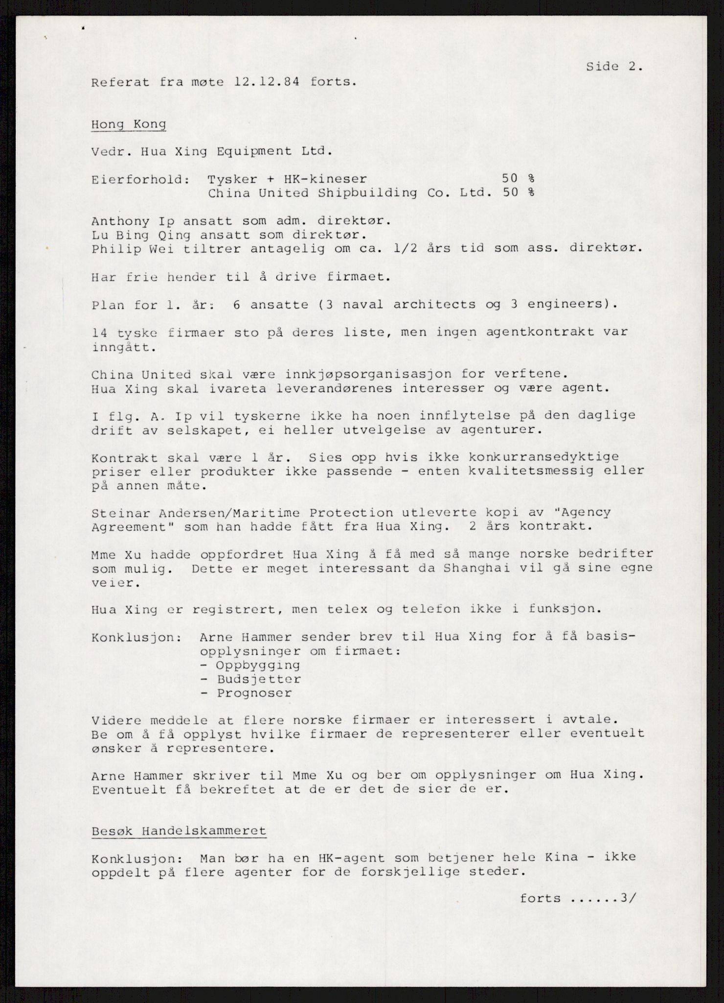 "17-Gruppen Kina", AV/RA-PA-1688/A/L0001: Møtereferater, 1979-1986, p. 175