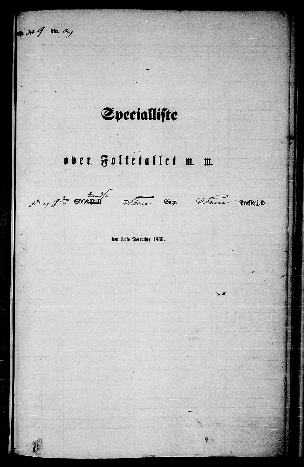 RA, 1865 census for Fana, 1865, p. 133