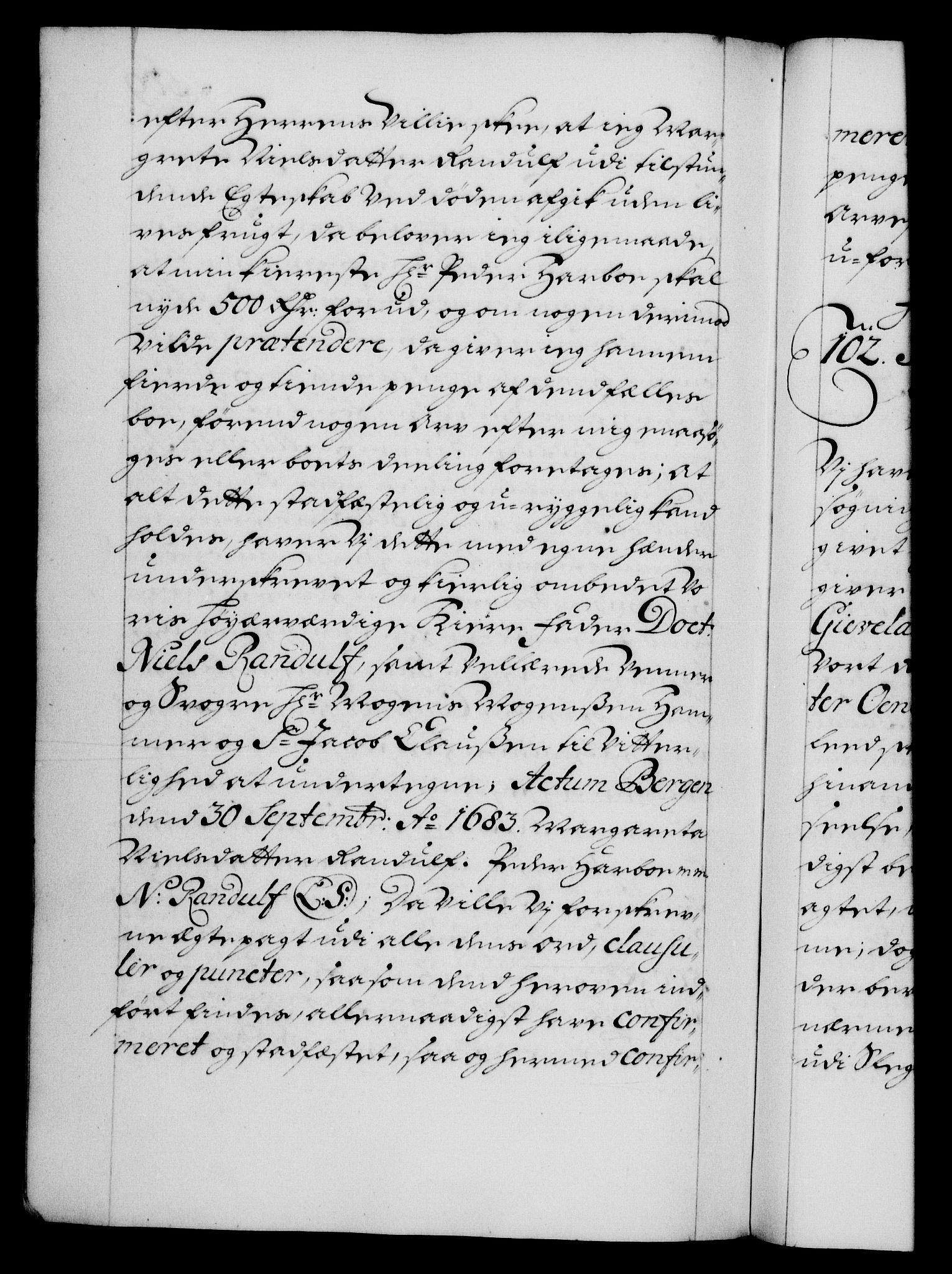 Danske Kanselli 1572-1799, AV/RA-EA-3023/F/Fc/Fca/Fcaa/L0018: Norske registre, 1699-1703, p. 509b