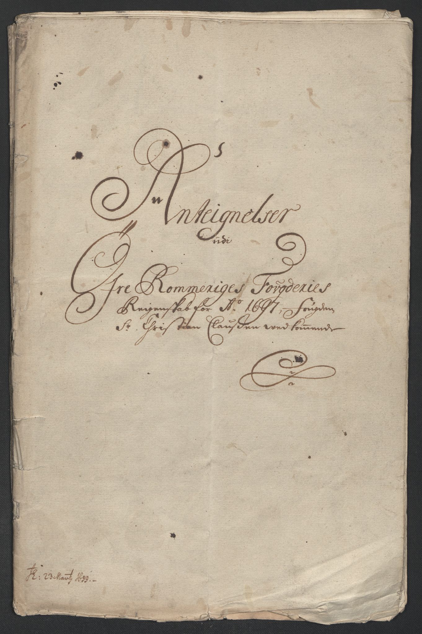 Rentekammeret inntil 1814, Reviderte regnskaper, Fogderegnskap, AV/RA-EA-4092/R12/L0709: Fogderegnskap Øvre Romerike, 1697, p. 351