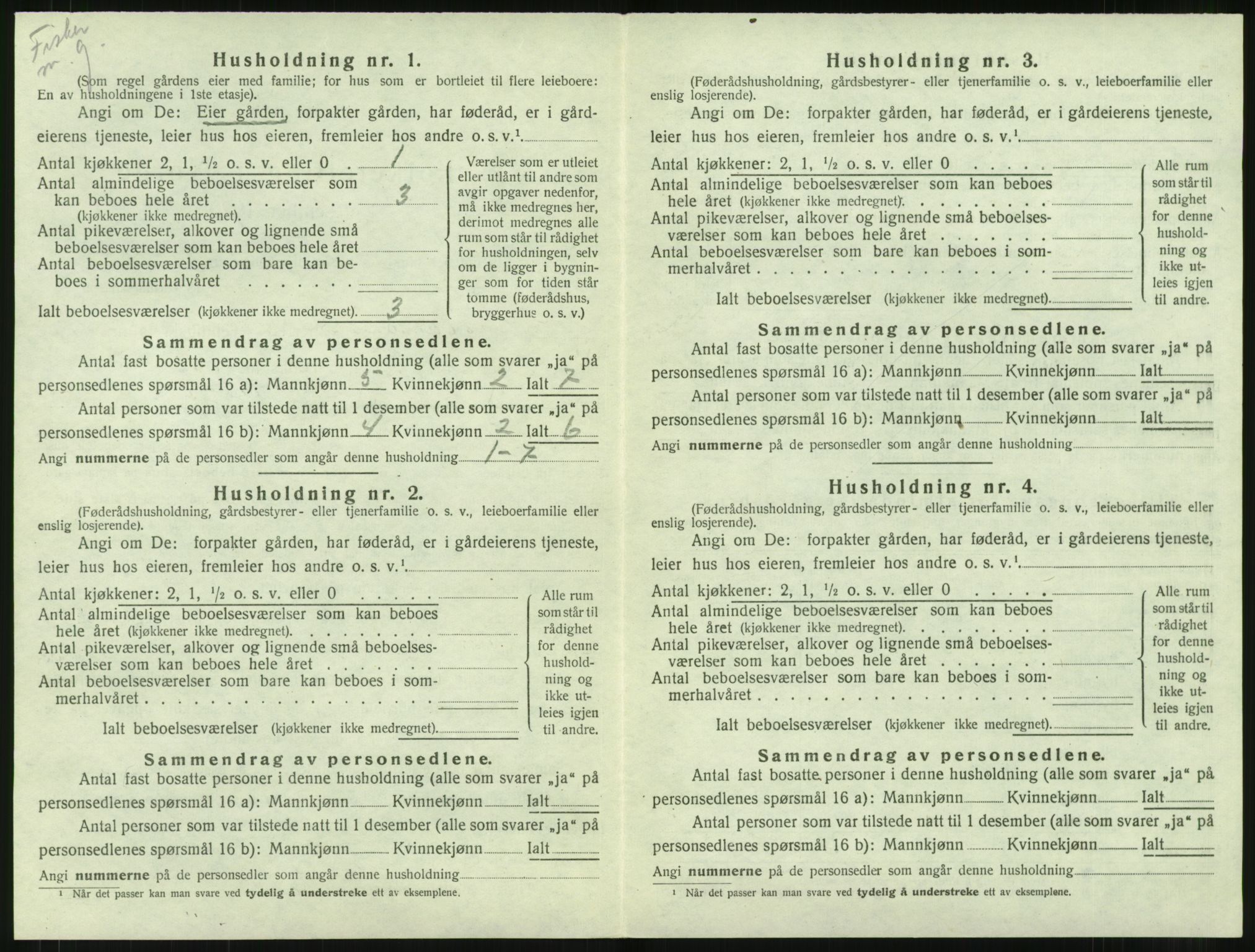 SAT, 1920 census for Haram, 1920, p. 214