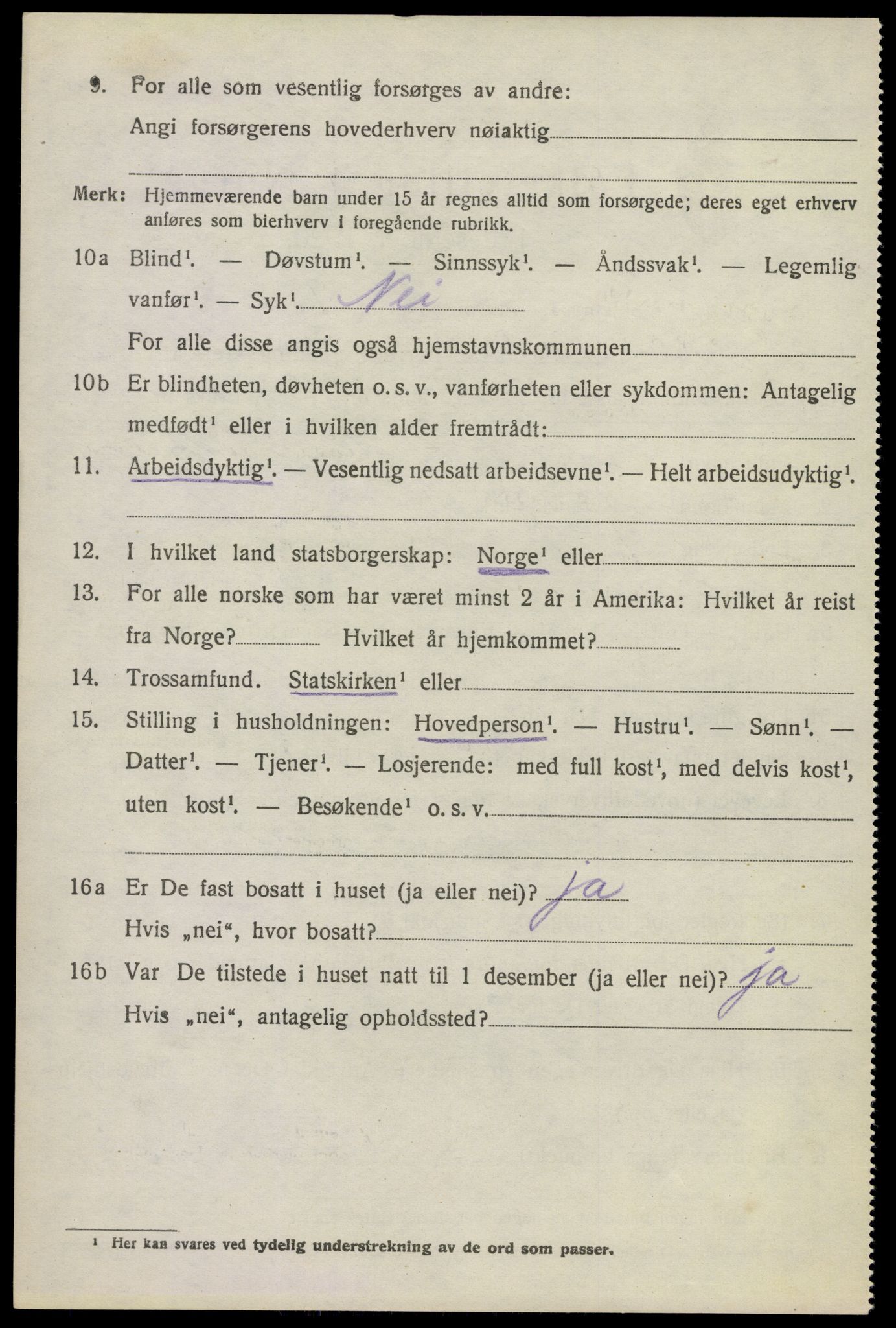 SAKO, 1920 census for Krødsherad, 1920, p. 834