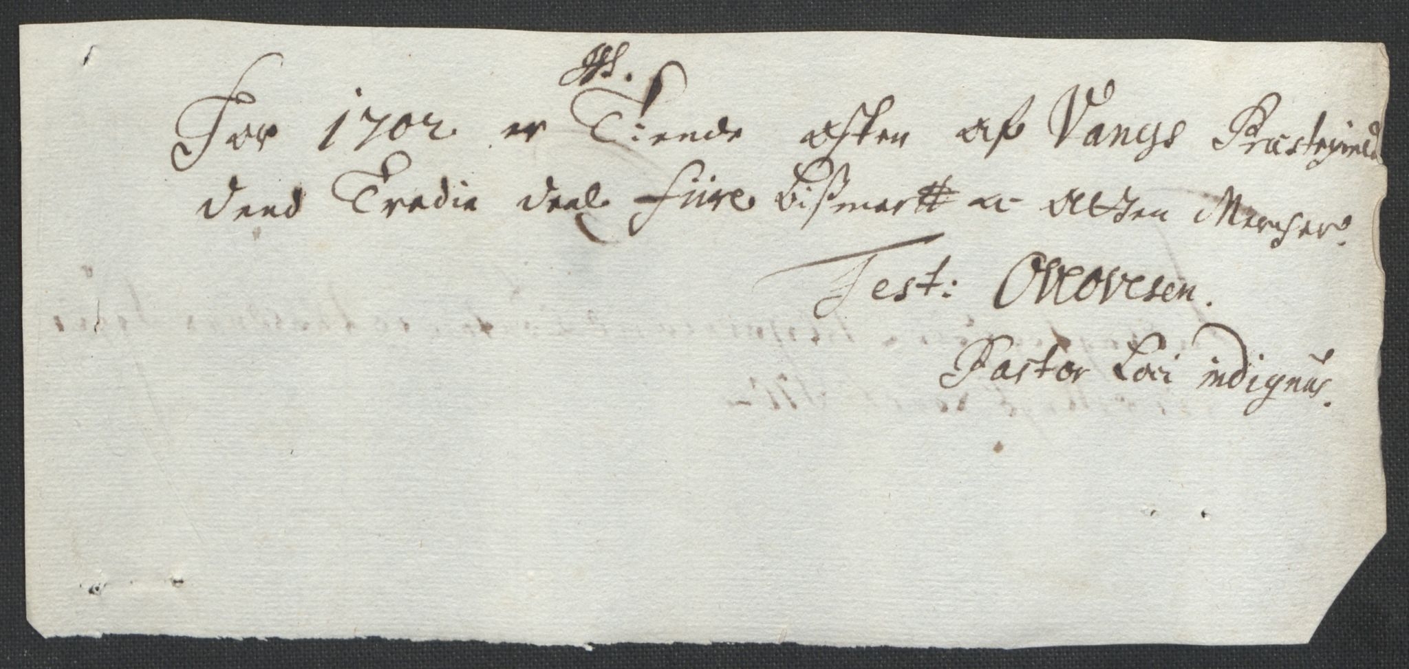 Rentekammeret inntil 1814, Reviderte regnskaper, Fogderegnskap, AV/RA-EA-4092/R18/L1300: Fogderegnskap Hadeland, Toten og Valdres, 1702, p. 269