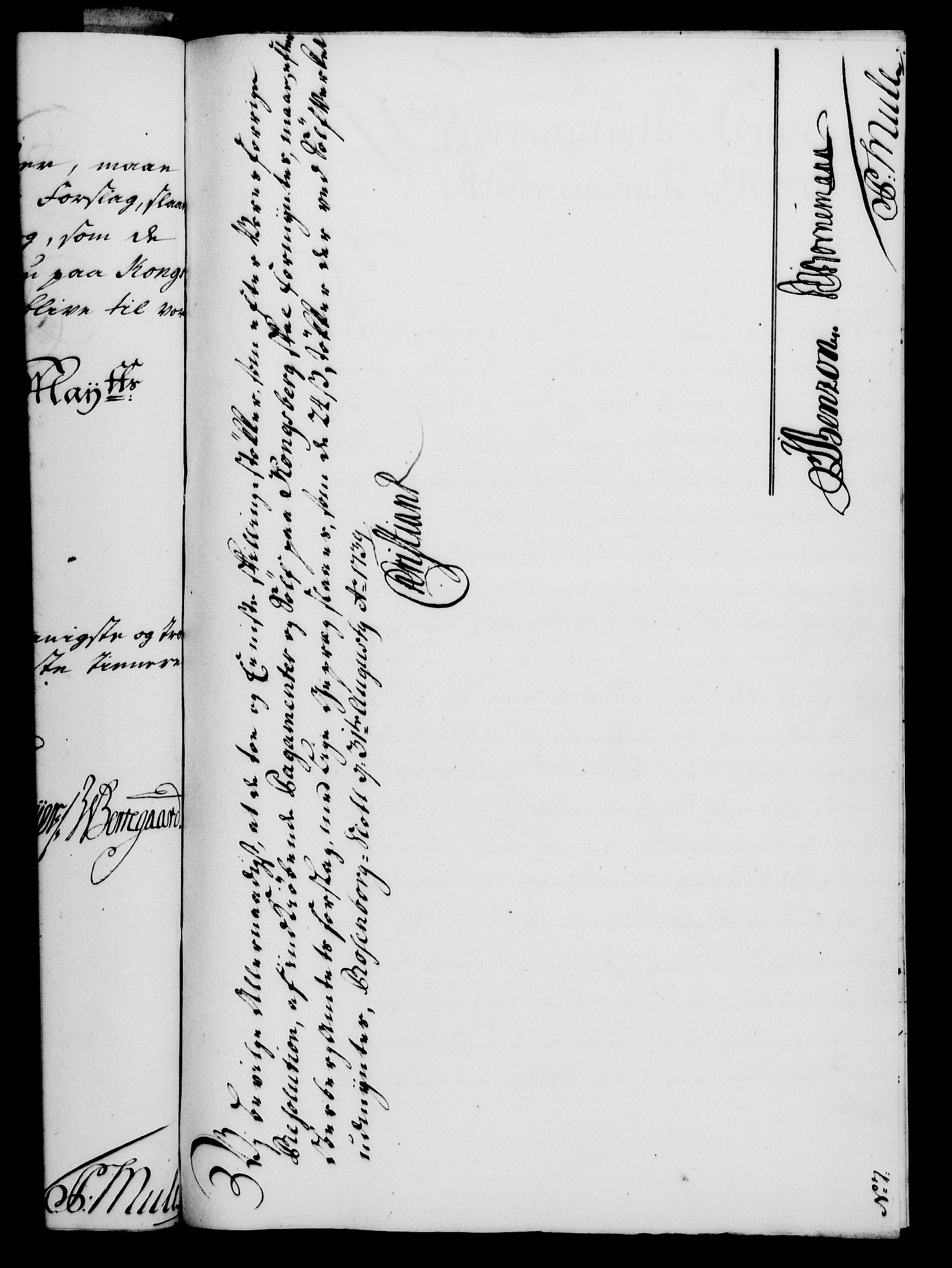 Rentekammeret, Kammerkanselliet, RA/EA-3111/G/Gf/Gfa/L0022: Norsk relasjons- og resolusjonsprotokoll (merket RK 52.22), 1739, p. 643