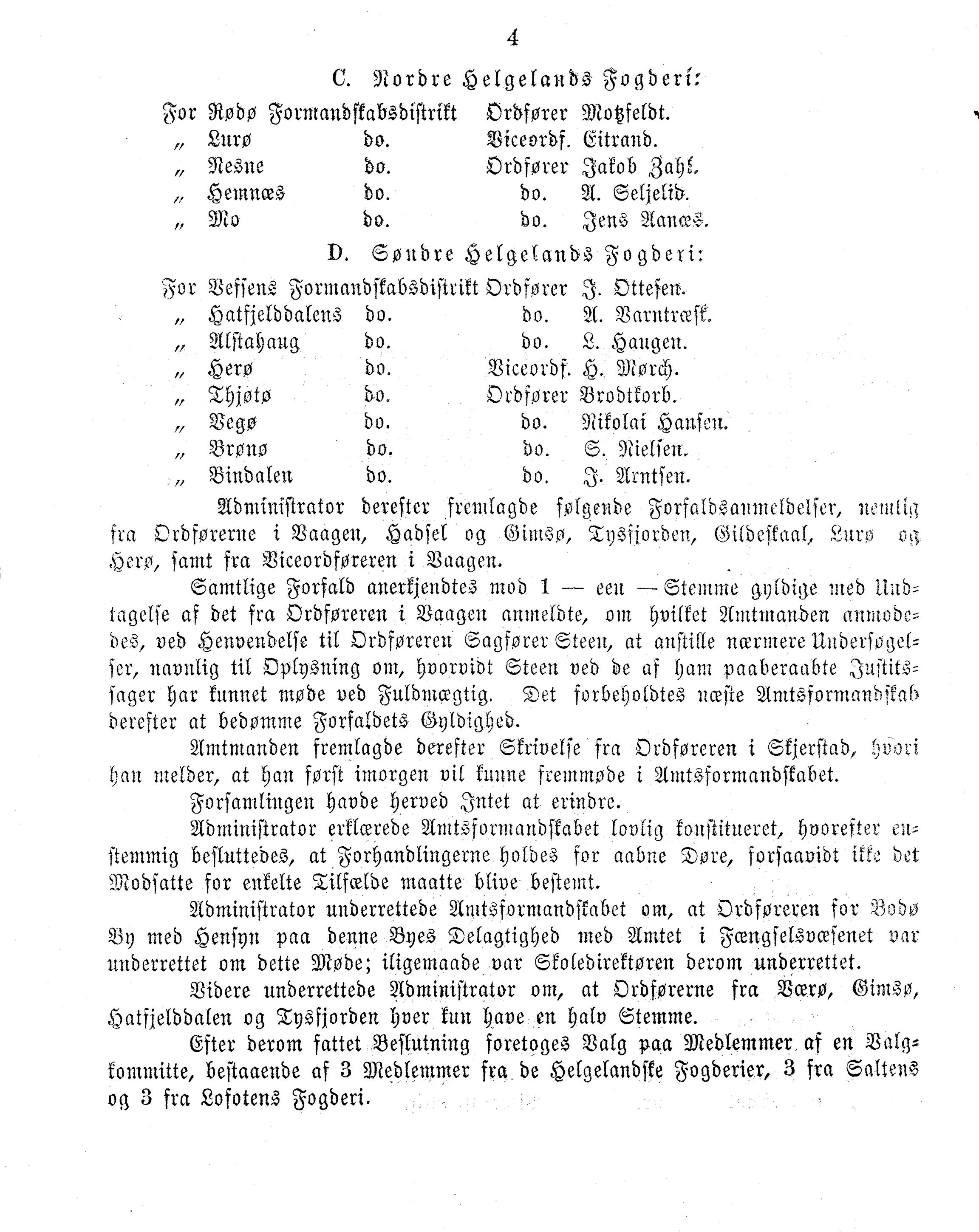 Nordland Fylkeskommune. Fylkestinget, AIN/NFK-17/176/A/Ac/L0008: Fylkestingsforhandlinger 1871, 1871