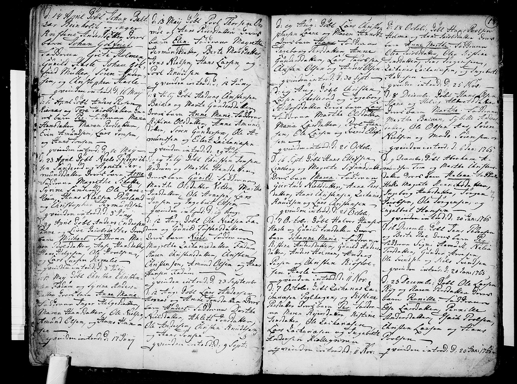 Sem kirkebøker, AV/SAKO-A-5/F/Fa/L0002: Parish register (official) no. I 2, 1764-1798, p. 18