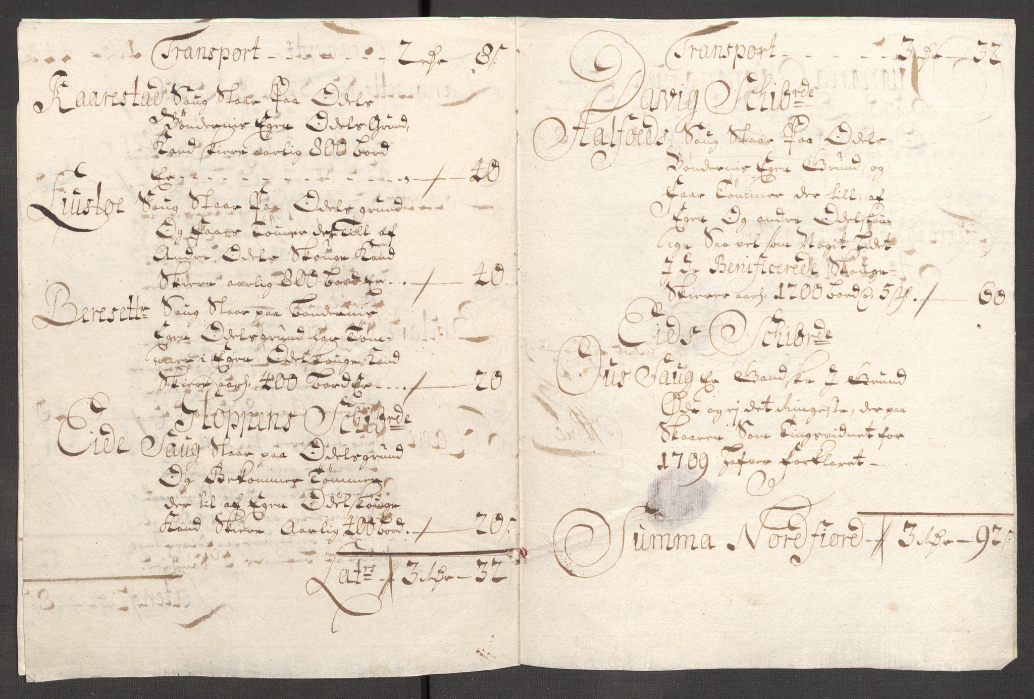 Rentekammeret inntil 1814, Reviderte regnskaper, Fogderegnskap, AV/RA-EA-4092/R53/L3433: Fogderegnskap Sunn- og Nordfjord, 1710-1711, p. 458