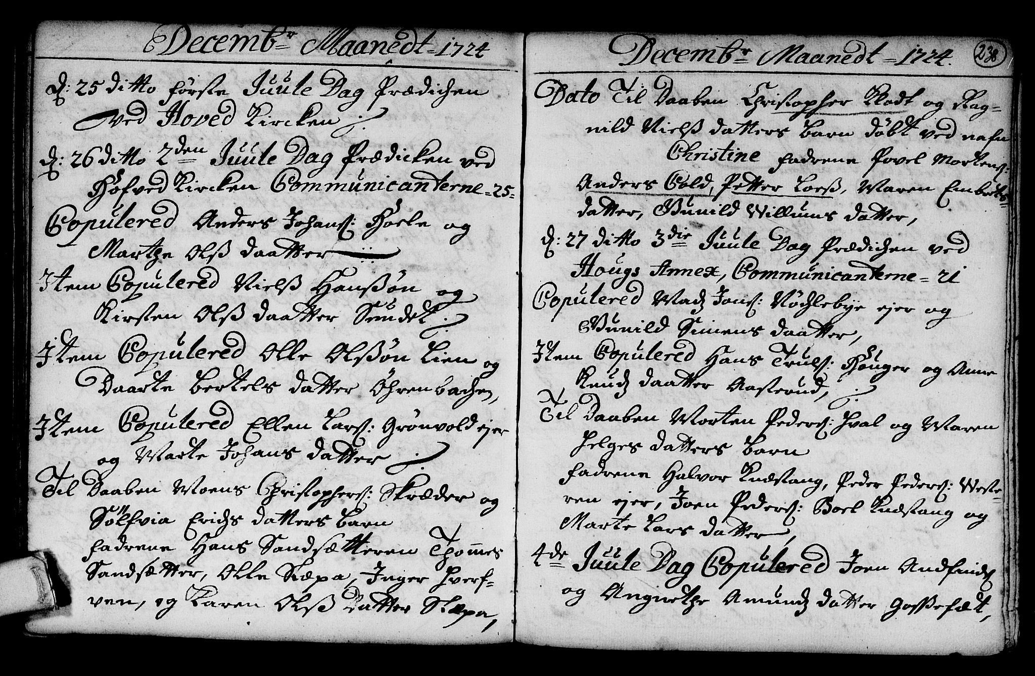 Norderhov kirkebøker, AV/SAKO-A-237/G/Ga/L0001: Parish register (copy) no. I 1, 1717-1725, p. 238