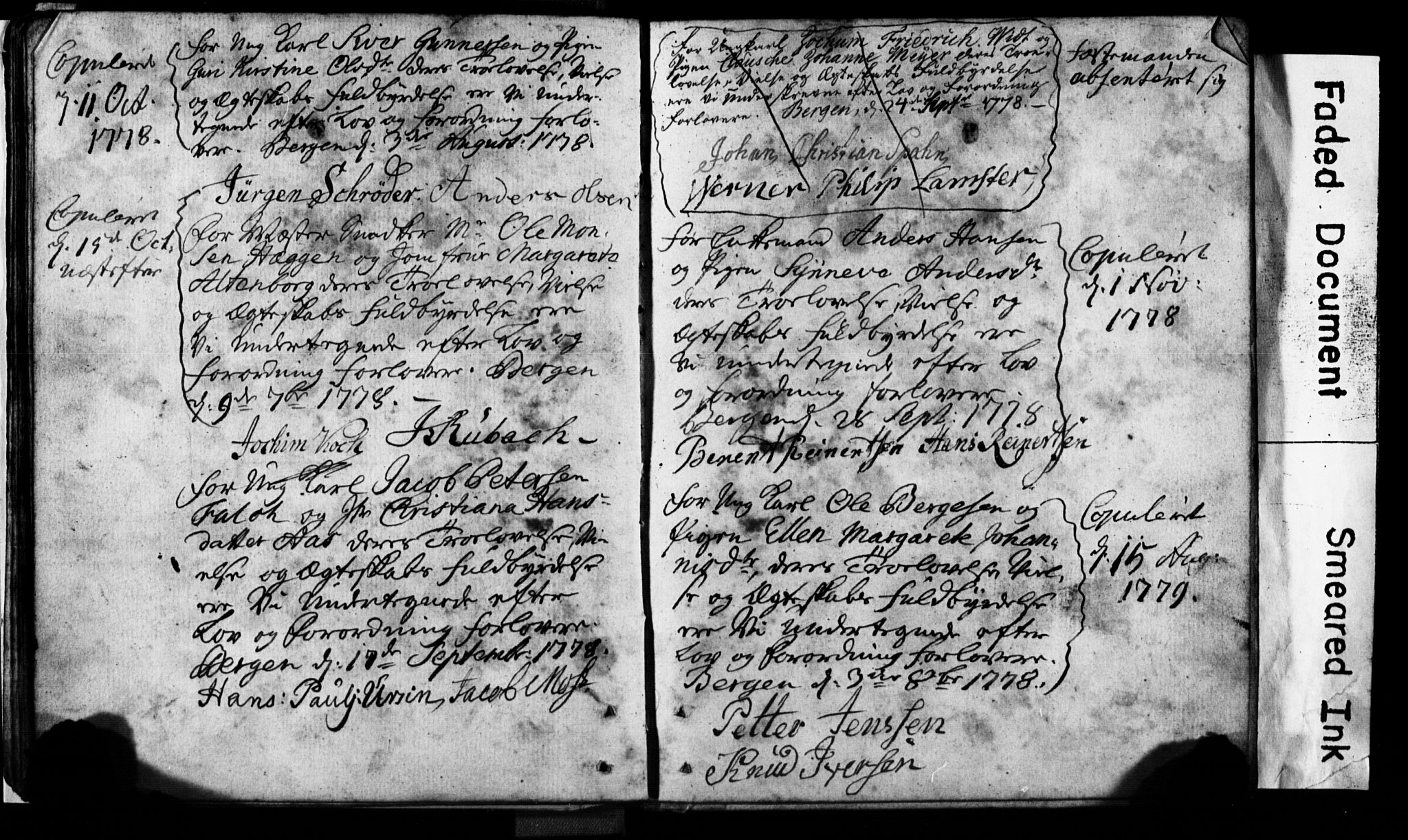 Korskirken sokneprestembete, AV/SAB-A-76101: Best man's statements no. II.5.1, 1776-1816, p. 20