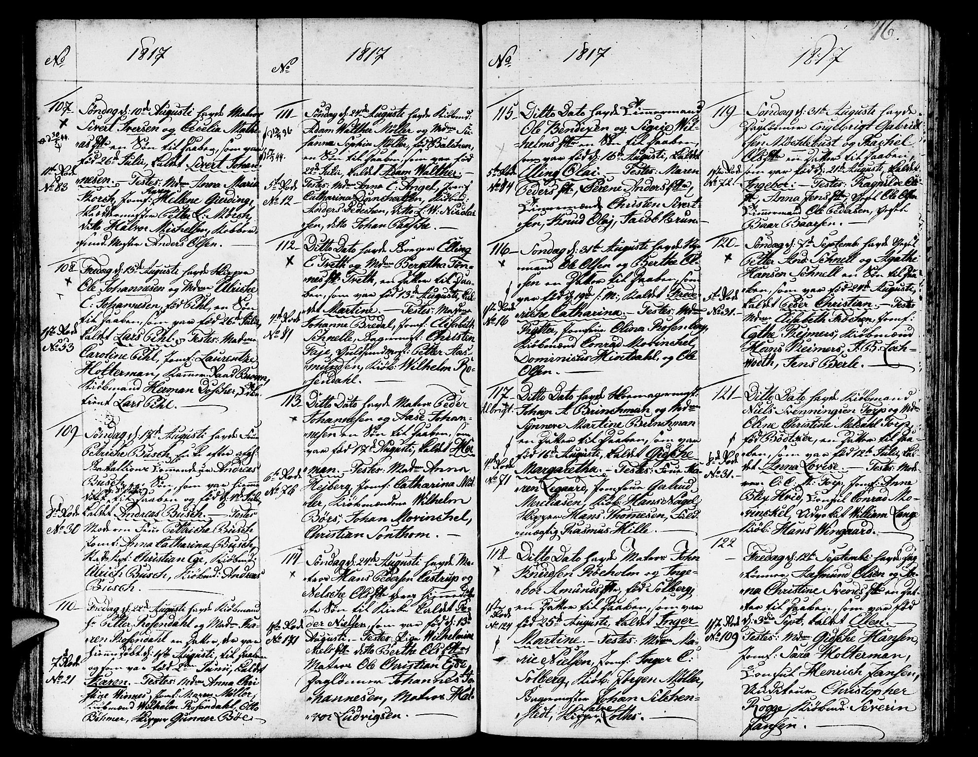 Nykirken Sokneprestembete, SAB/A-77101/H/Haa/L0006: Parish register (official) no. A 6, 1808-1820, p. 46