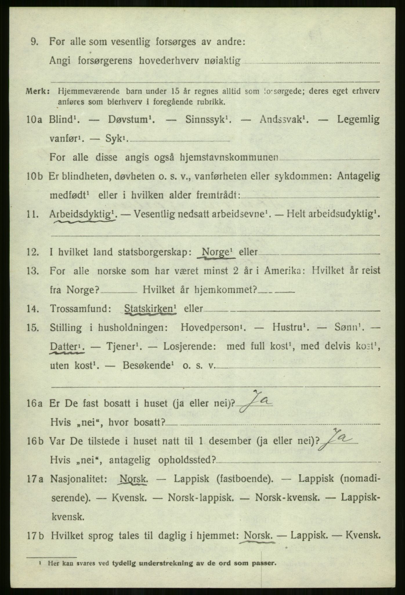 SATØ, 1920 census for Skjervøy, 1920, p. 6734