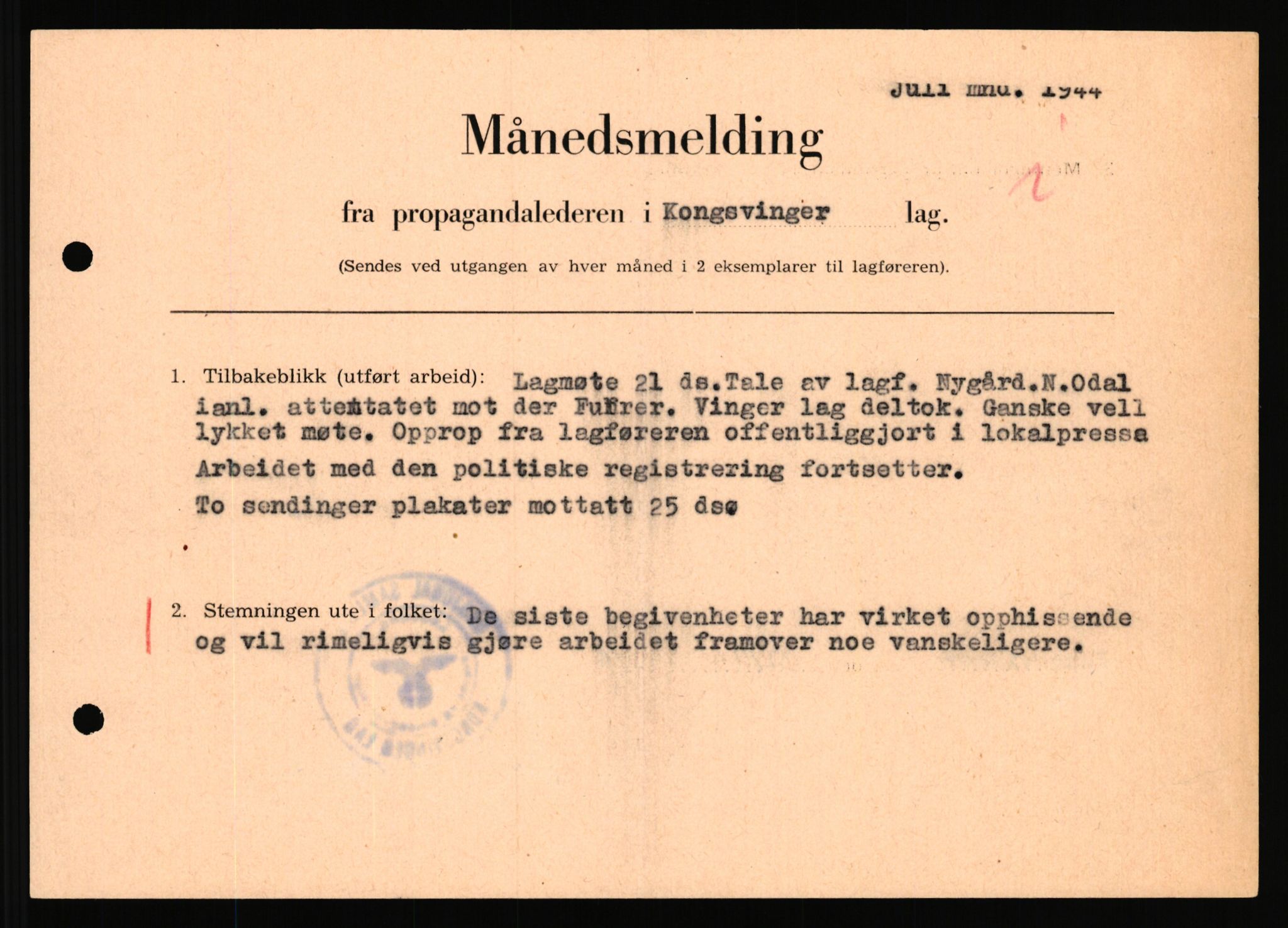 Landssvikarkivet, Kongsvinger politikammer, AV/RA-S-3138-08/Da/L0055/0797: Saker / Anr. 555/45, 1945-1946, p. 110