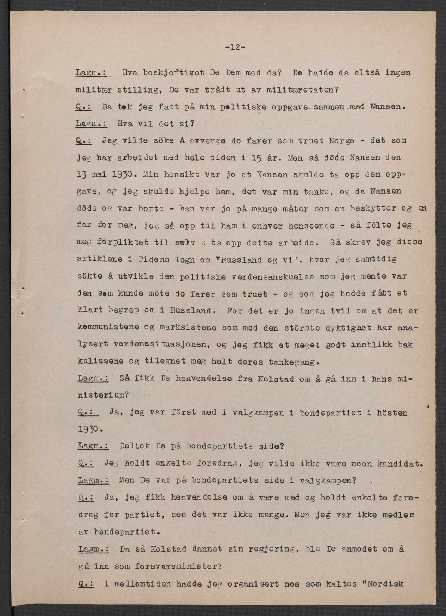 Landssvikarkivet, Oslo politikammer, AV/RA-S-3138-01/D/Da/L0003: Dnr. 29, 1945, p. 3235