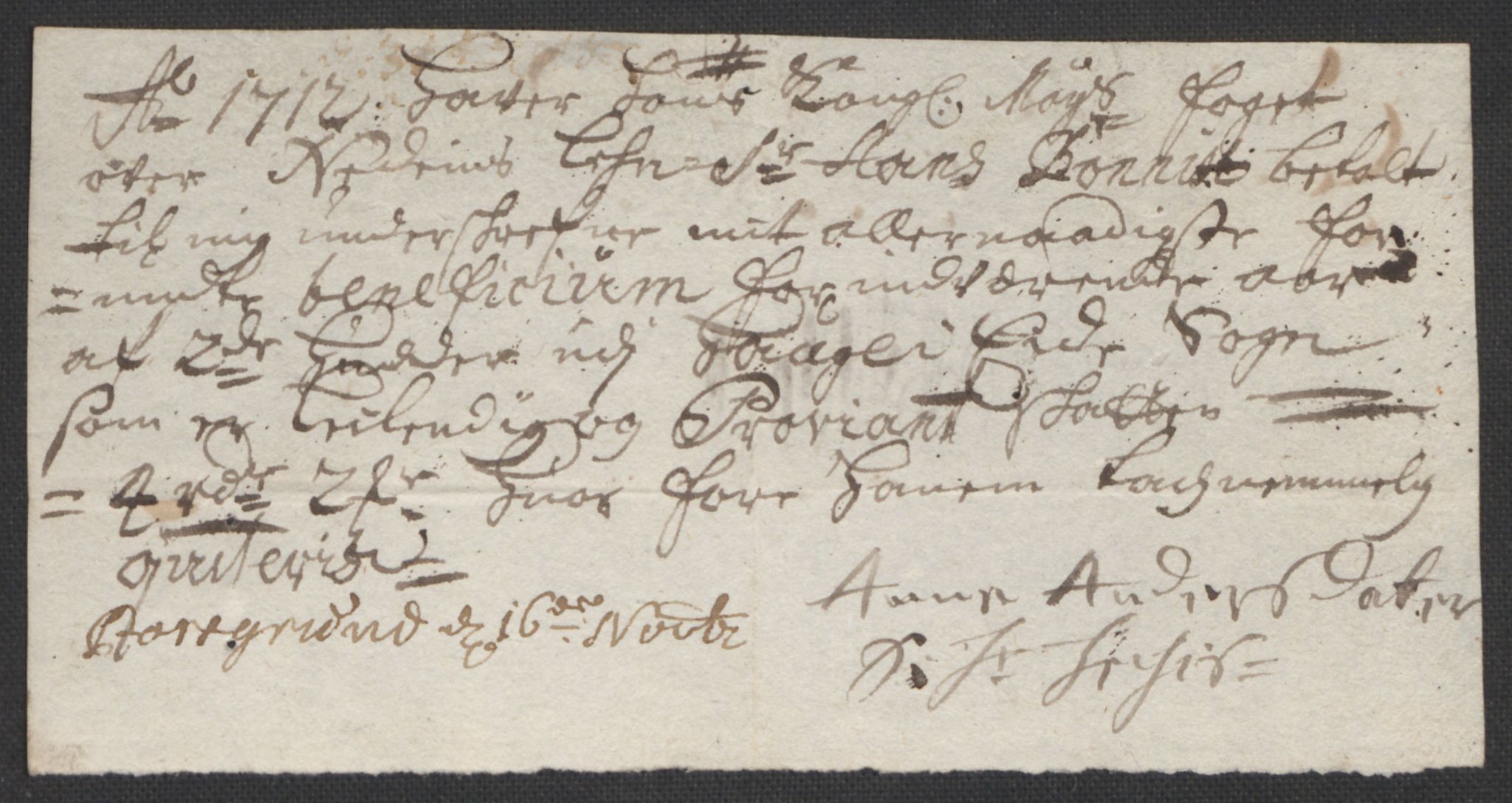 Rentekammeret inntil 1814, Reviderte regnskaper, Fogderegnskap, AV/RA-EA-4092/R39/L2320: Fogderegnskap Nedenes, 1712, p. 302