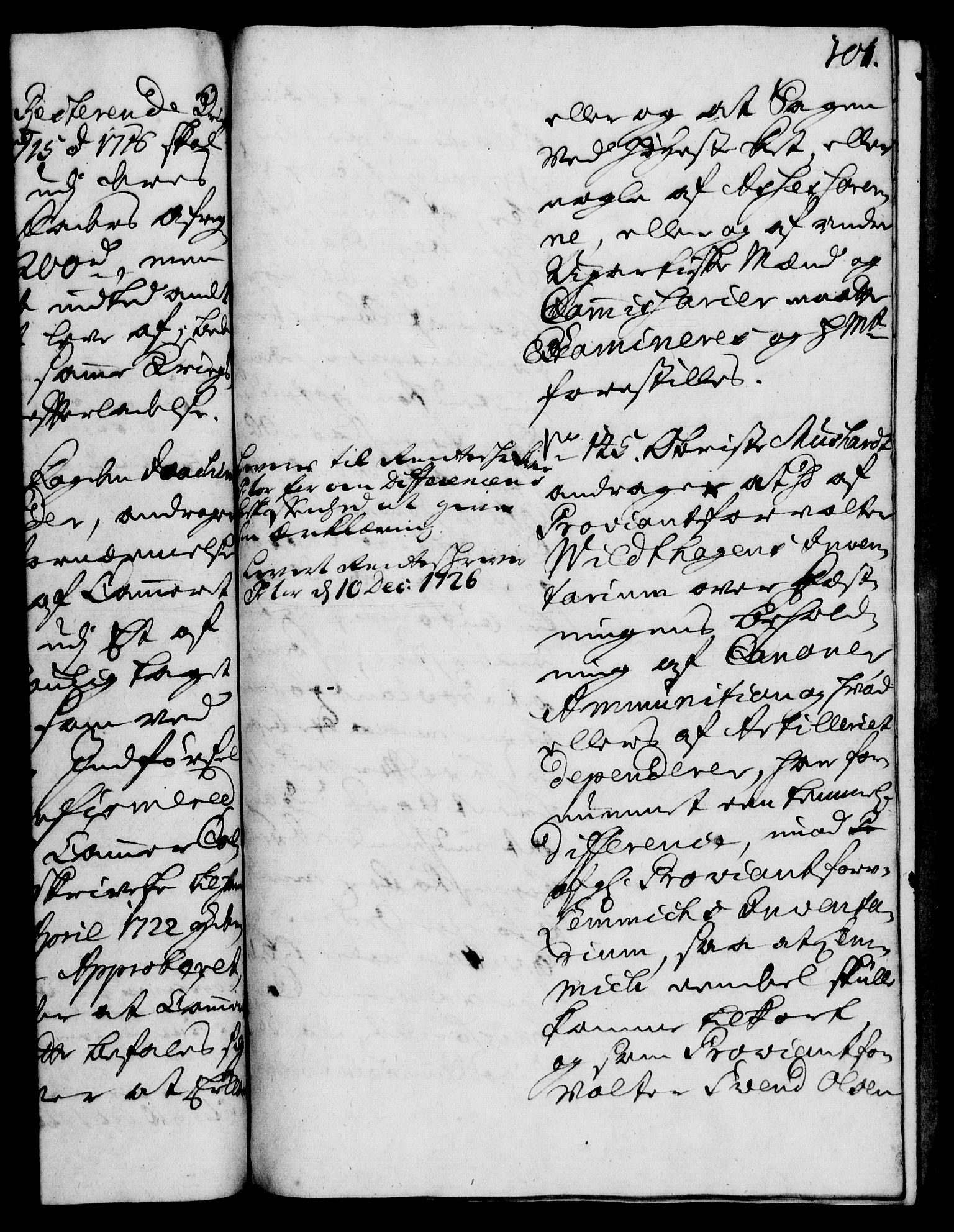 Rentekammeret, Kammerkanselliet, RA/EA-3111/G/Gh/Gha/L0009: Norsk ekstraktmemorialprotokoll (merket RK 53.54), 1726-1728, p. 101
