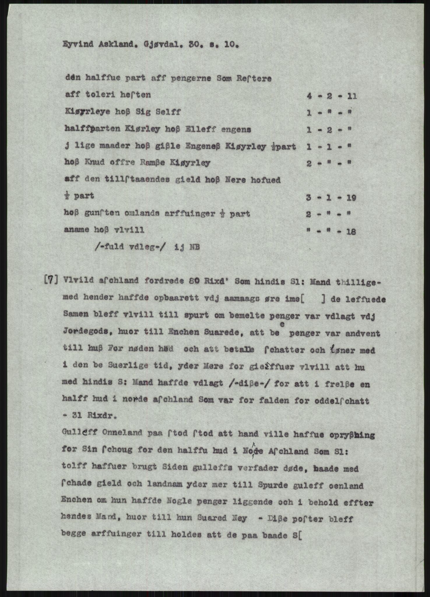 Samlinger til kildeutgivelse, Diplomavskriftsamlingen, AV/RA-EA-4053/H/Ha, p. 163