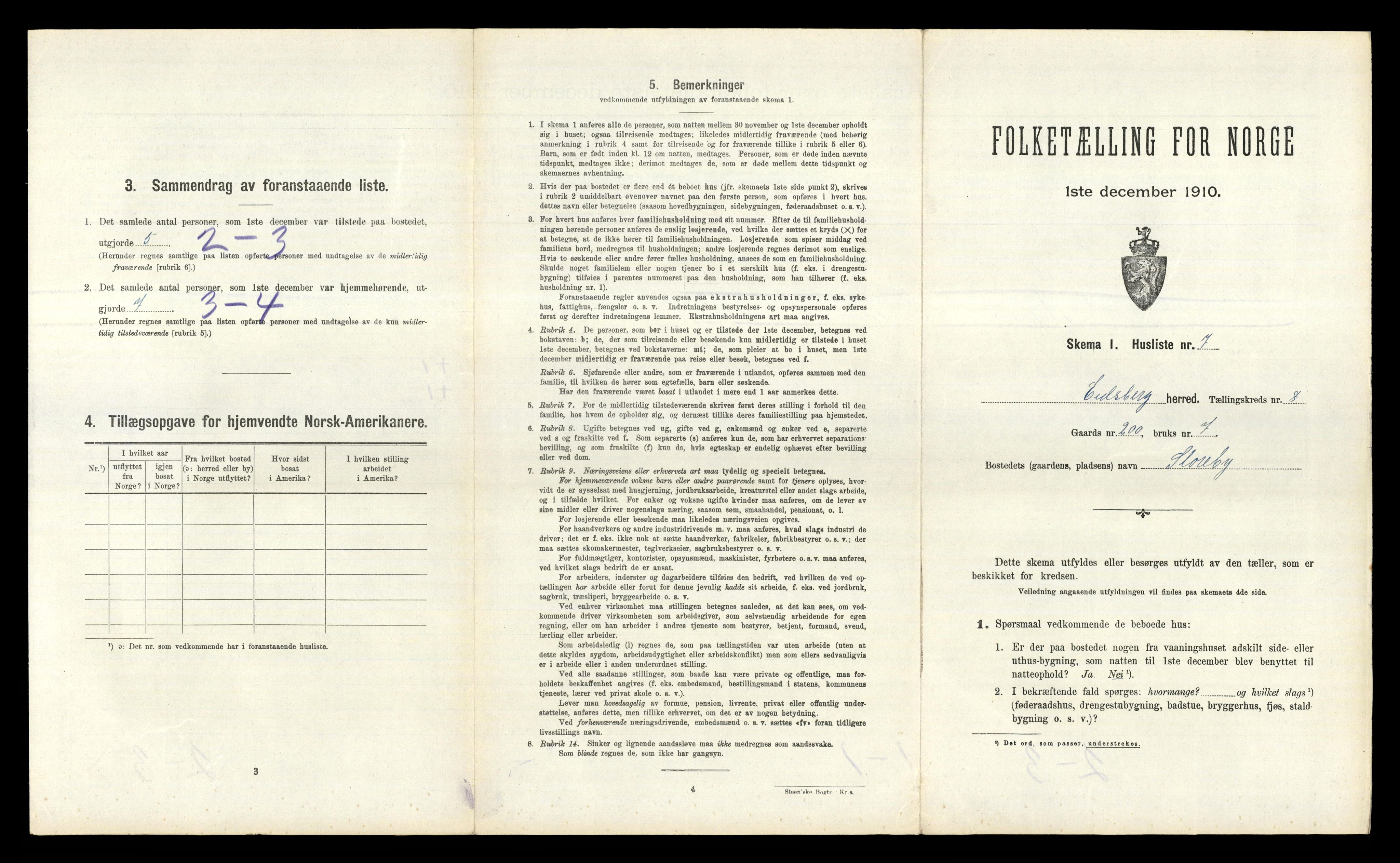 RA, 1910 census for Eidsberg, 1910, p. 1798