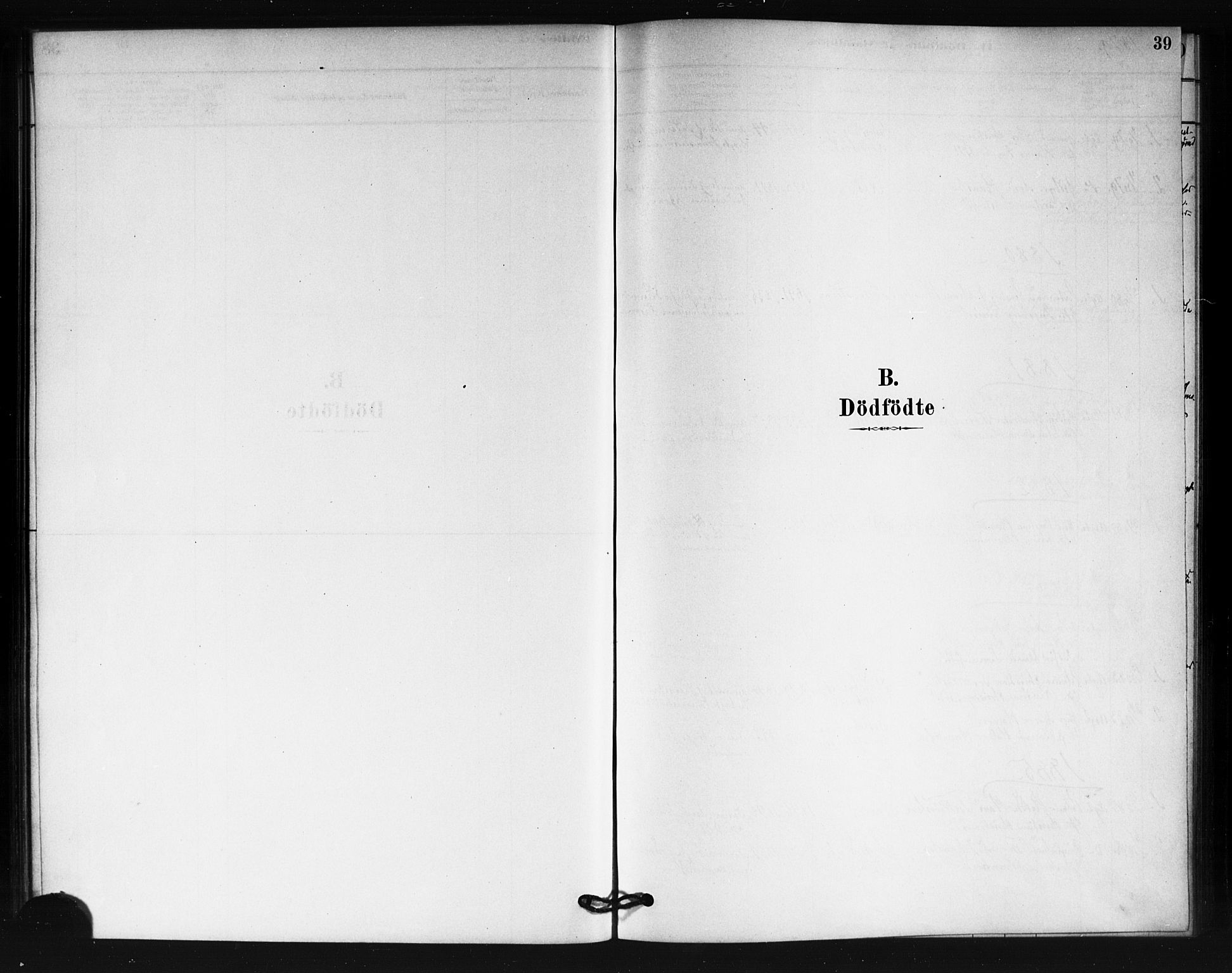 Fet prestekontor Kirkebøker, SAO/A-10370a/F/Fb/L0001: Parish register (official) no. II 1, 1878-1891, p. 39