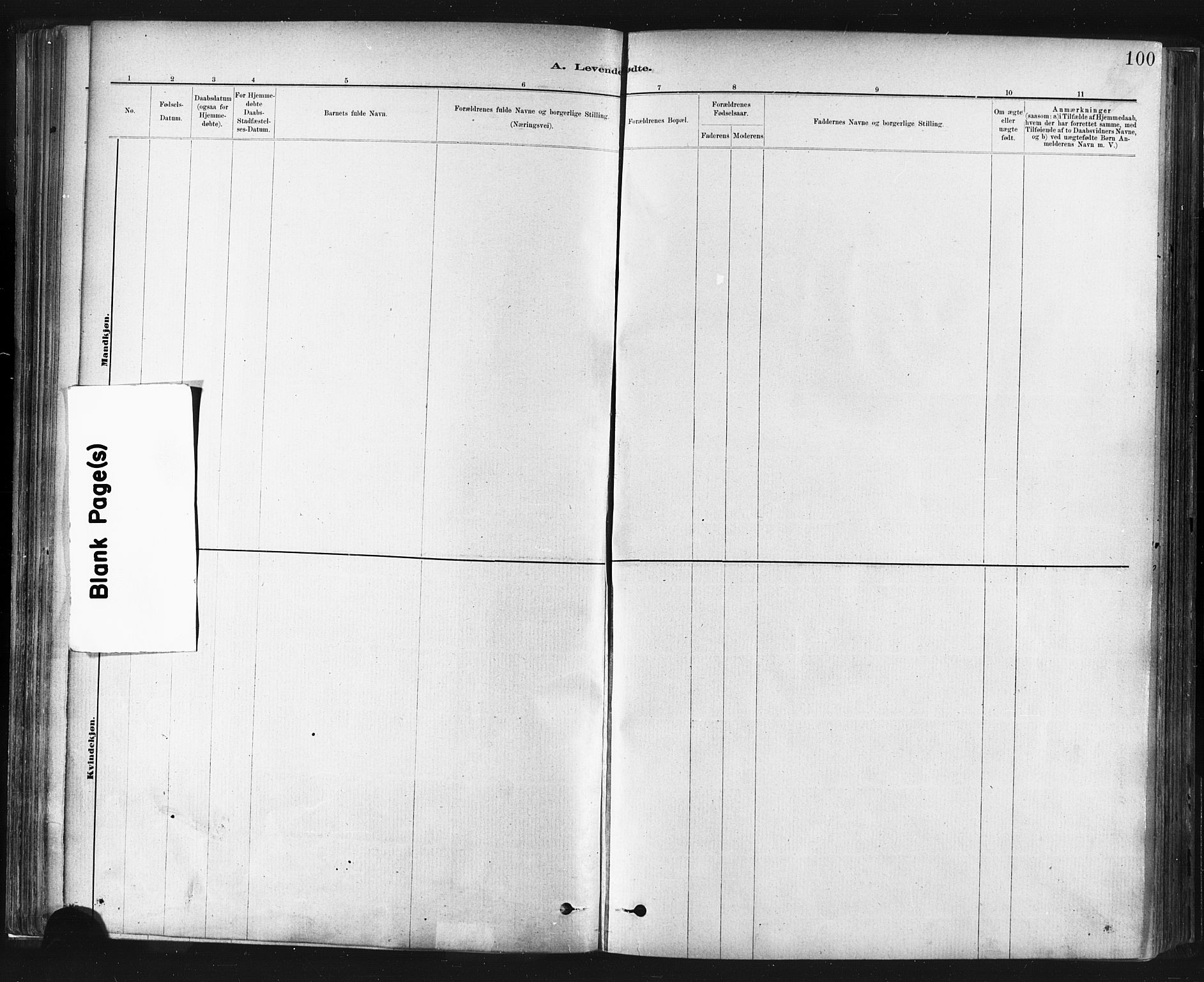 Ministerialprotokoller, klokkerbøker og fødselsregistre - Sør-Trøndelag, SAT/A-1456/672/L0857: Parish register (official) no. 672A09, 1882-1893, p. 100